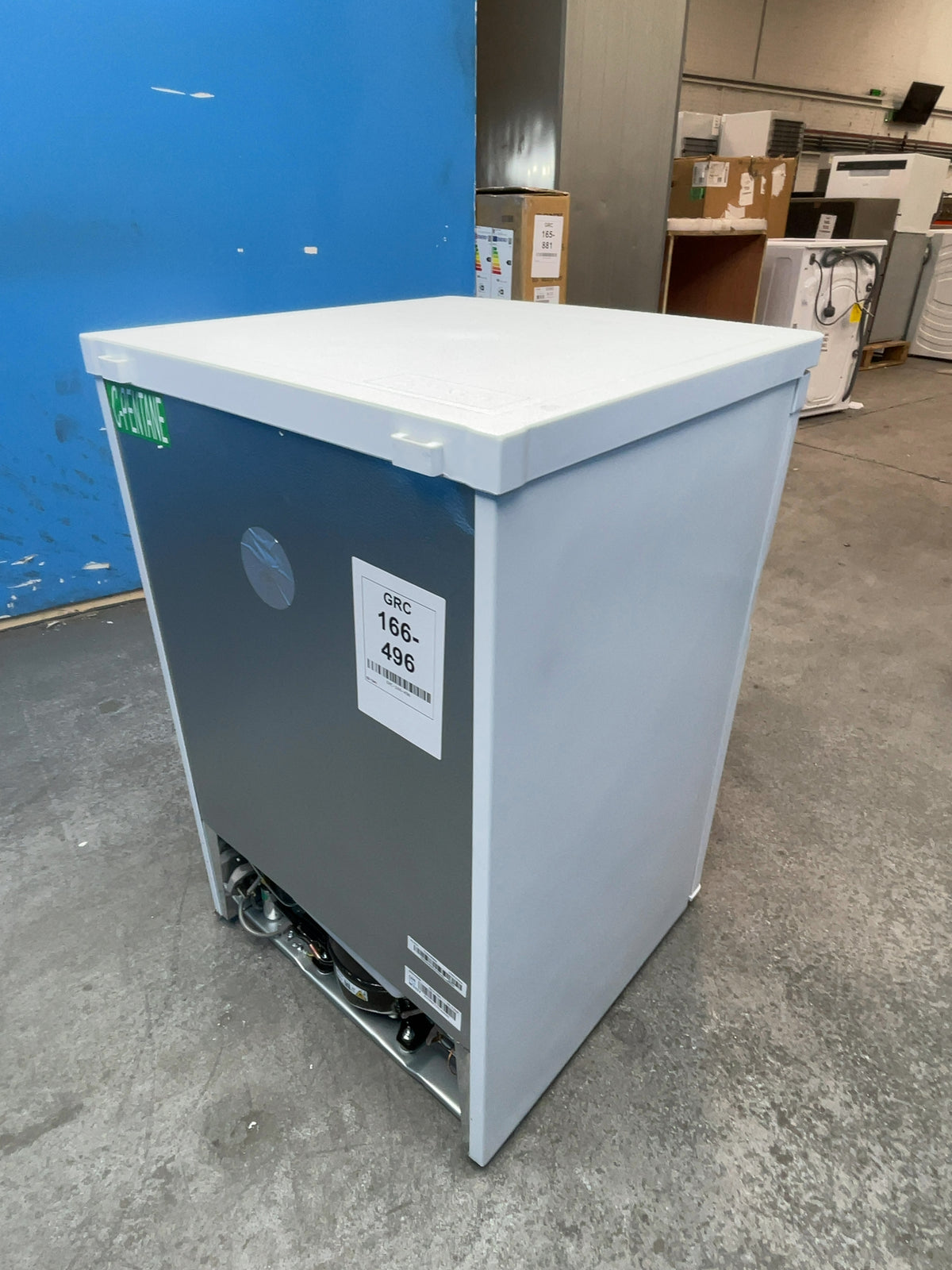 #GRC-166-496 - Candy CLHS58EWK 127 Litre 55cm Under Counter Fridge