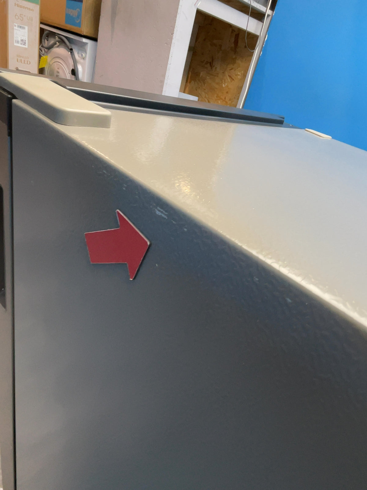 #GRC-166-497 - Hoover H-FRIDGE 300 Mini 54cm Under Counter Fridge – 129L, Aria Clear, Grey