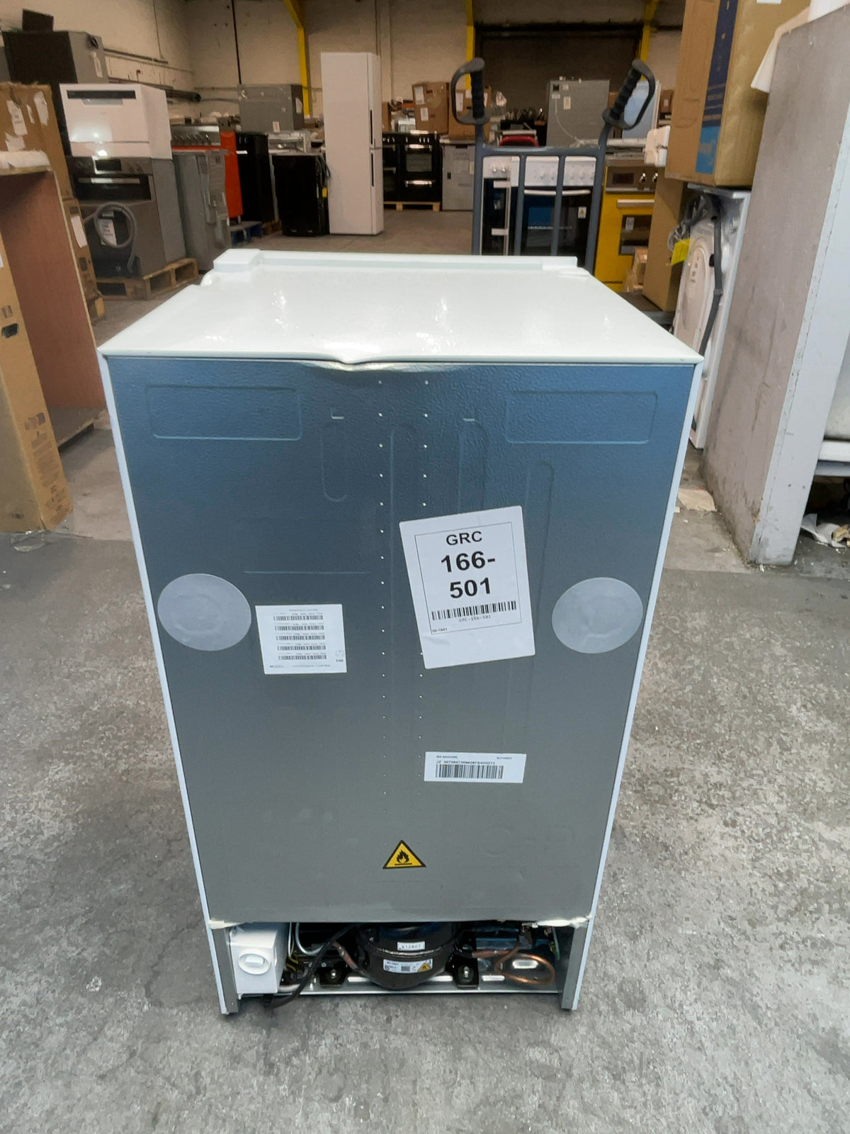 #GRC-166-501 - Hoover H-Freeze 300 Mini Undercounter Freezer – 64L, Low Frost, White