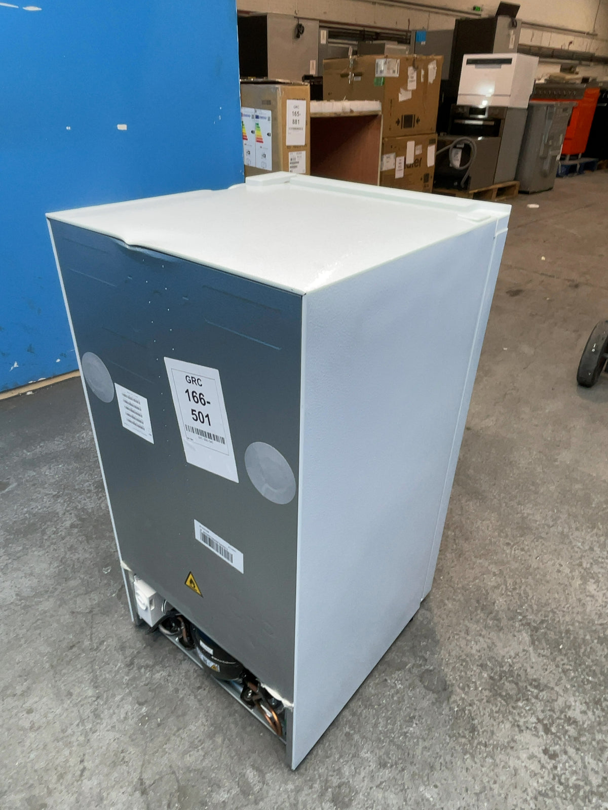 #GRC-166-501 - Hoover H-Freeze 300 Mini Undercounter Freezer – 64L, Low Frost, White
