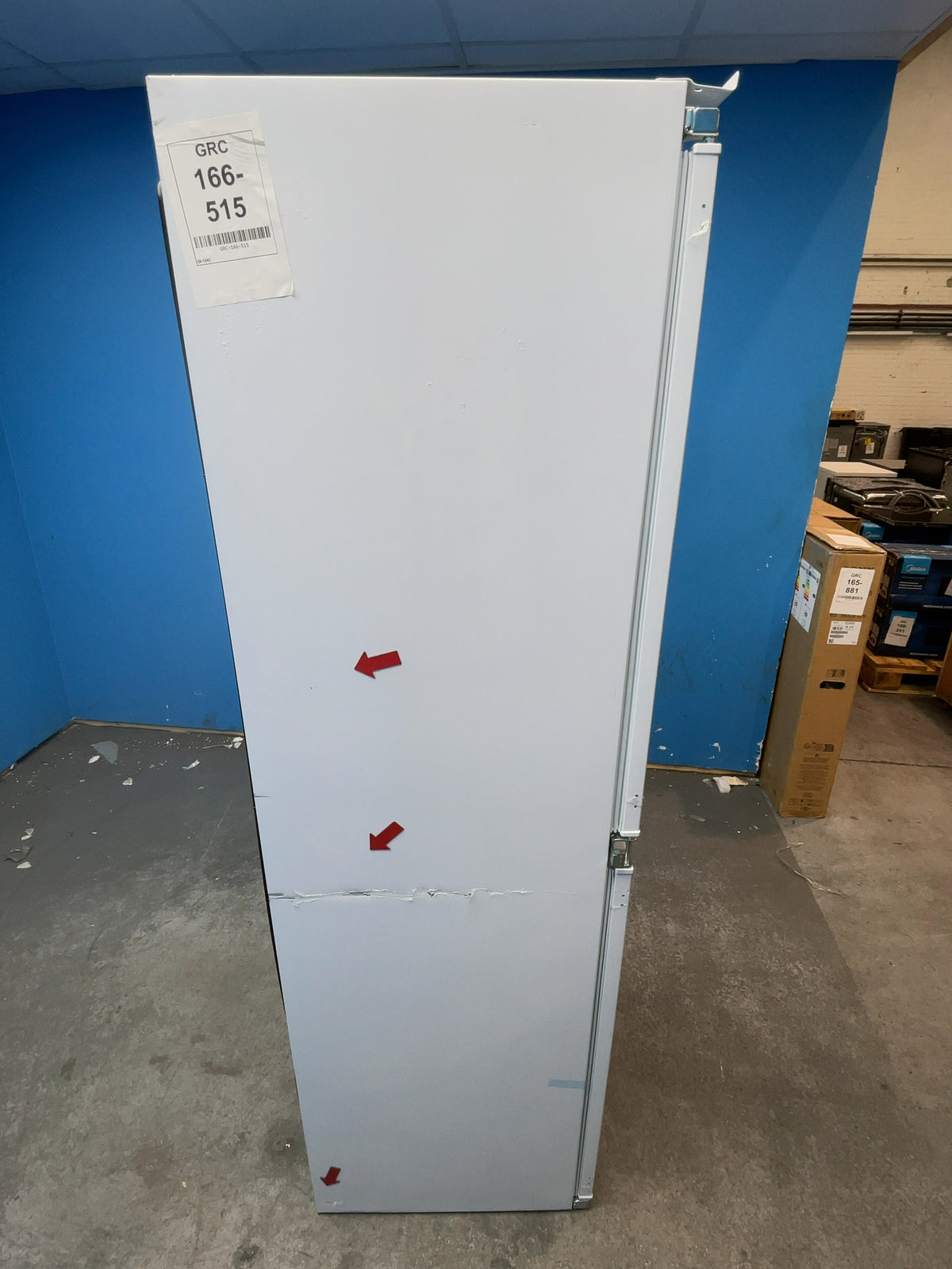 #GRC-166-515 - Haier 54cm Integrated Fridge Freezer – 242L, White, Total No Frost, Smart WiFi