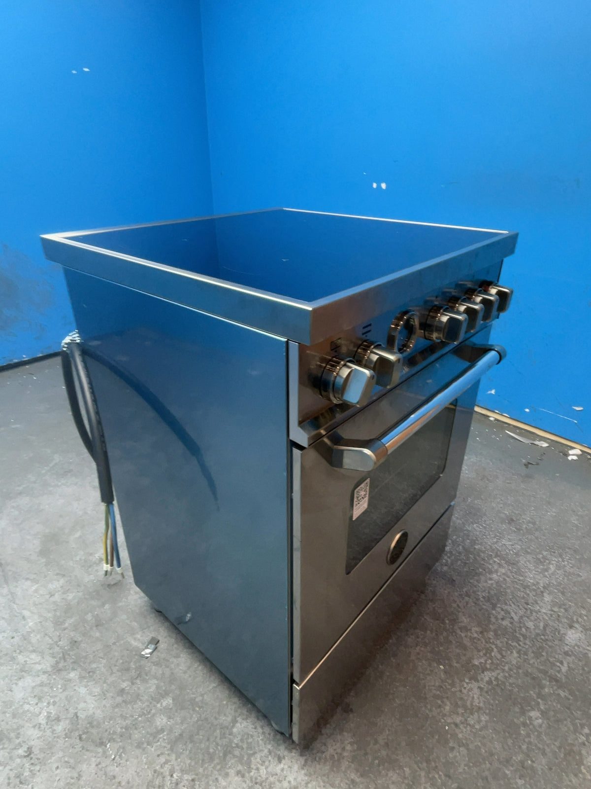 #GRC-166-524 - Bertazzoni Master Series 60cm Electric Range Cooker – 69L Capacity, 4 Zone Induction Hob, Stainless Steel