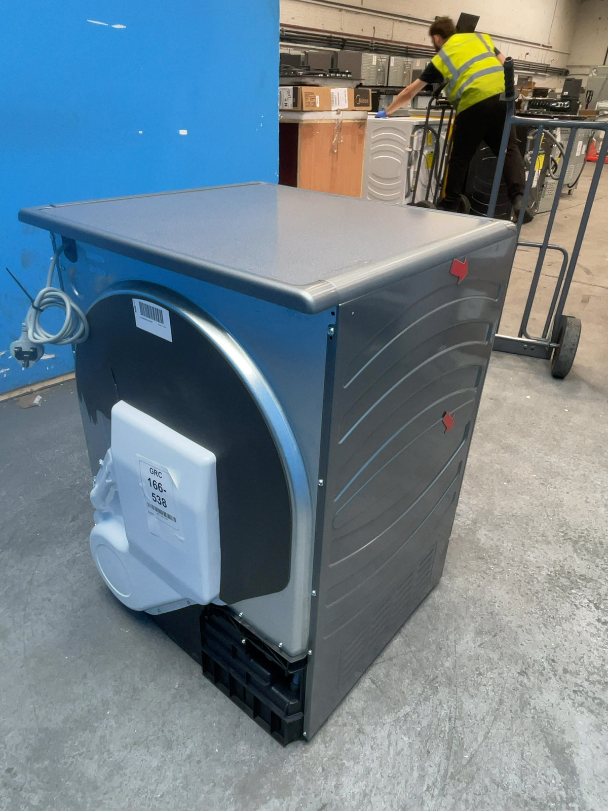 #GRC-166-538 - Hoover 10kg Condenser Tumble Dryer – WiFi Connected, Grey, B Energy Rating