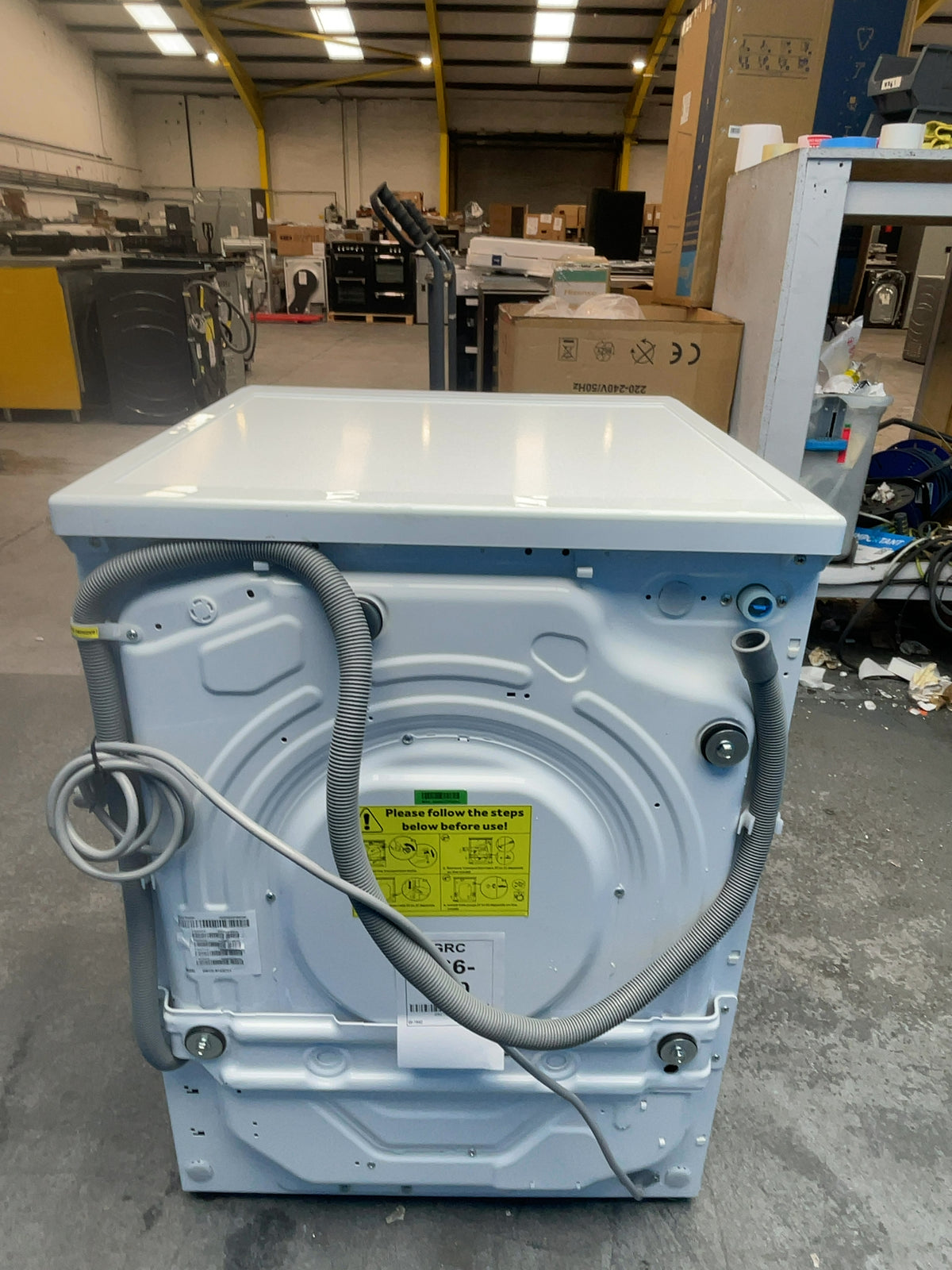 #GRC-166-540 - Haier 12kg 1400rpm Washing Machine – Direct Motion Motor, Steam Function, White