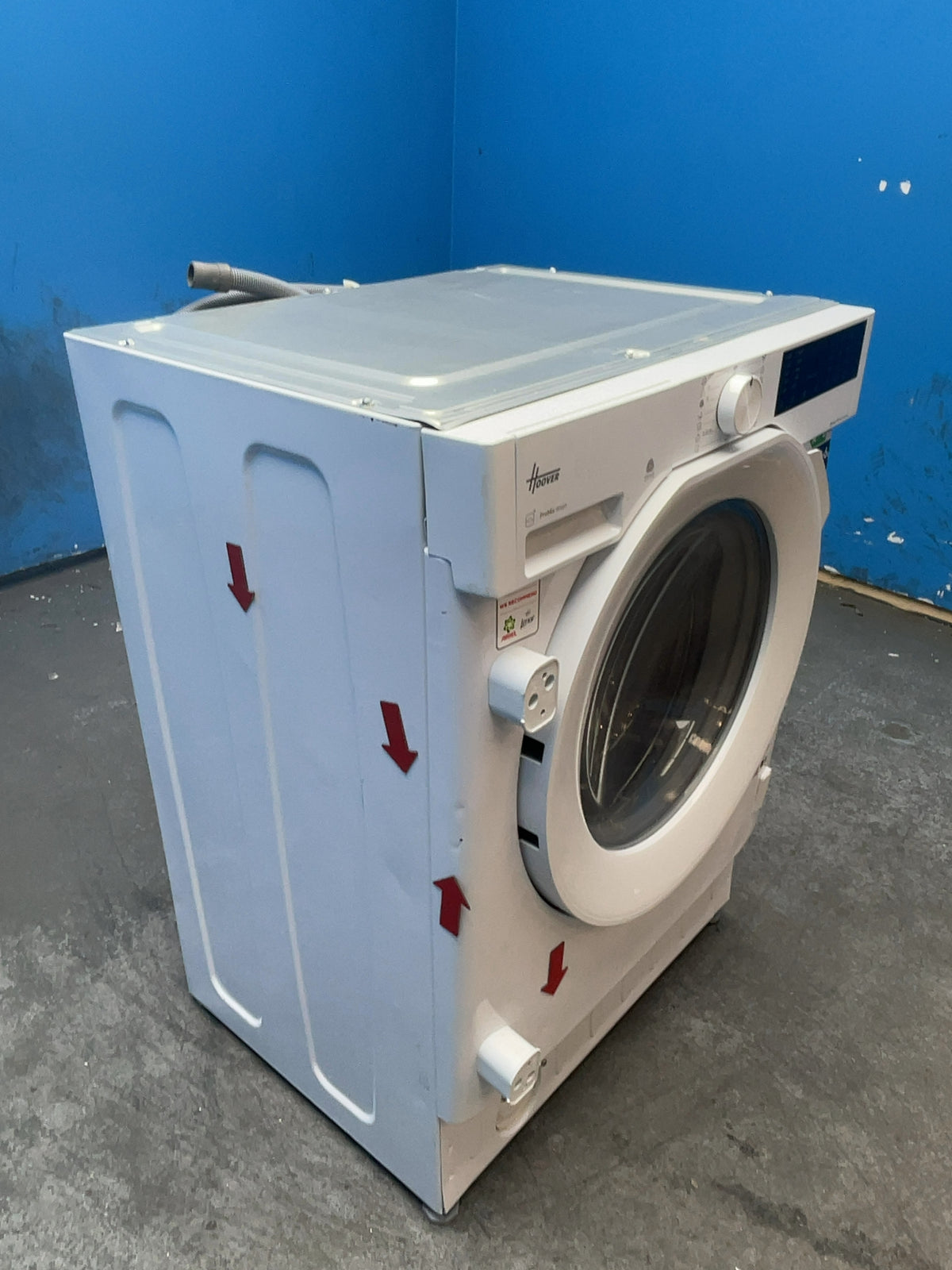 #GRC-166-542 - Hoover H-WASH & DRY 400 9kg/6kg Integrated Washer Dryer – 1400rpm, Wi-Fi, Steam Care