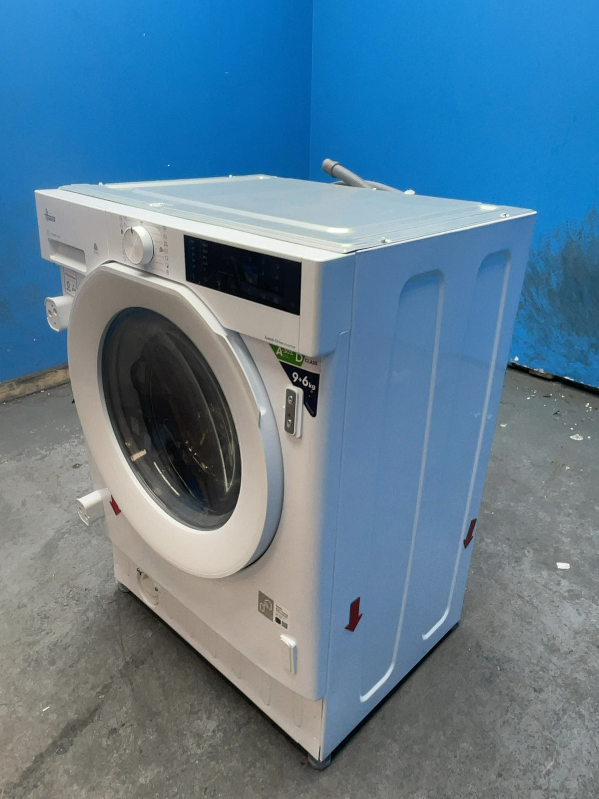 #GRC-166-542 - Hoover H-WASH & DRY 400 9kg/6kg Integrated Washer Dryer – 1400rpm, Wi-Fi, Steam Care