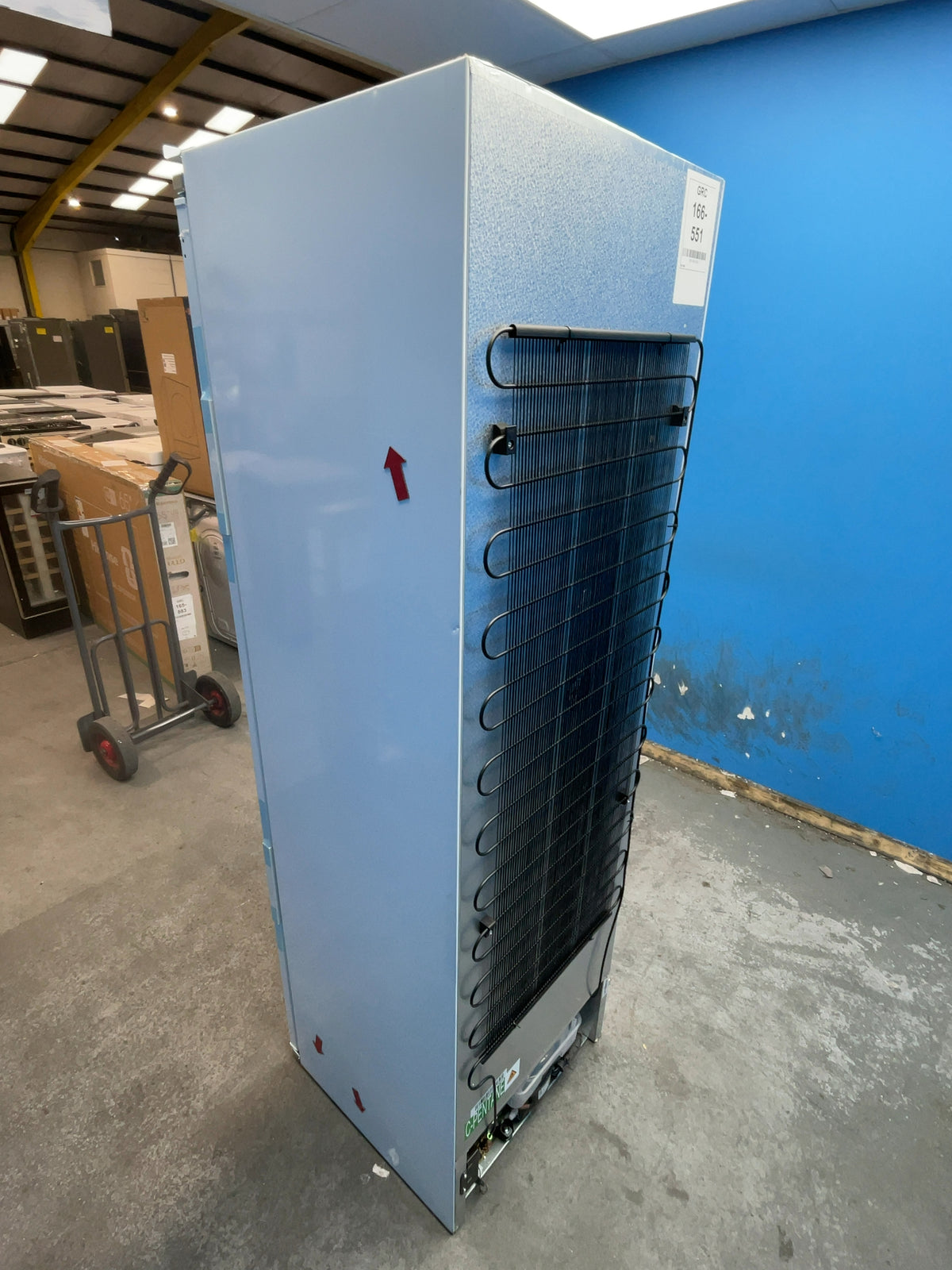 #GRC-166-551 - Hoover 54cm Integrated Tall Larder Fridge – 316L Capacity, 6 Adjustable Shelves