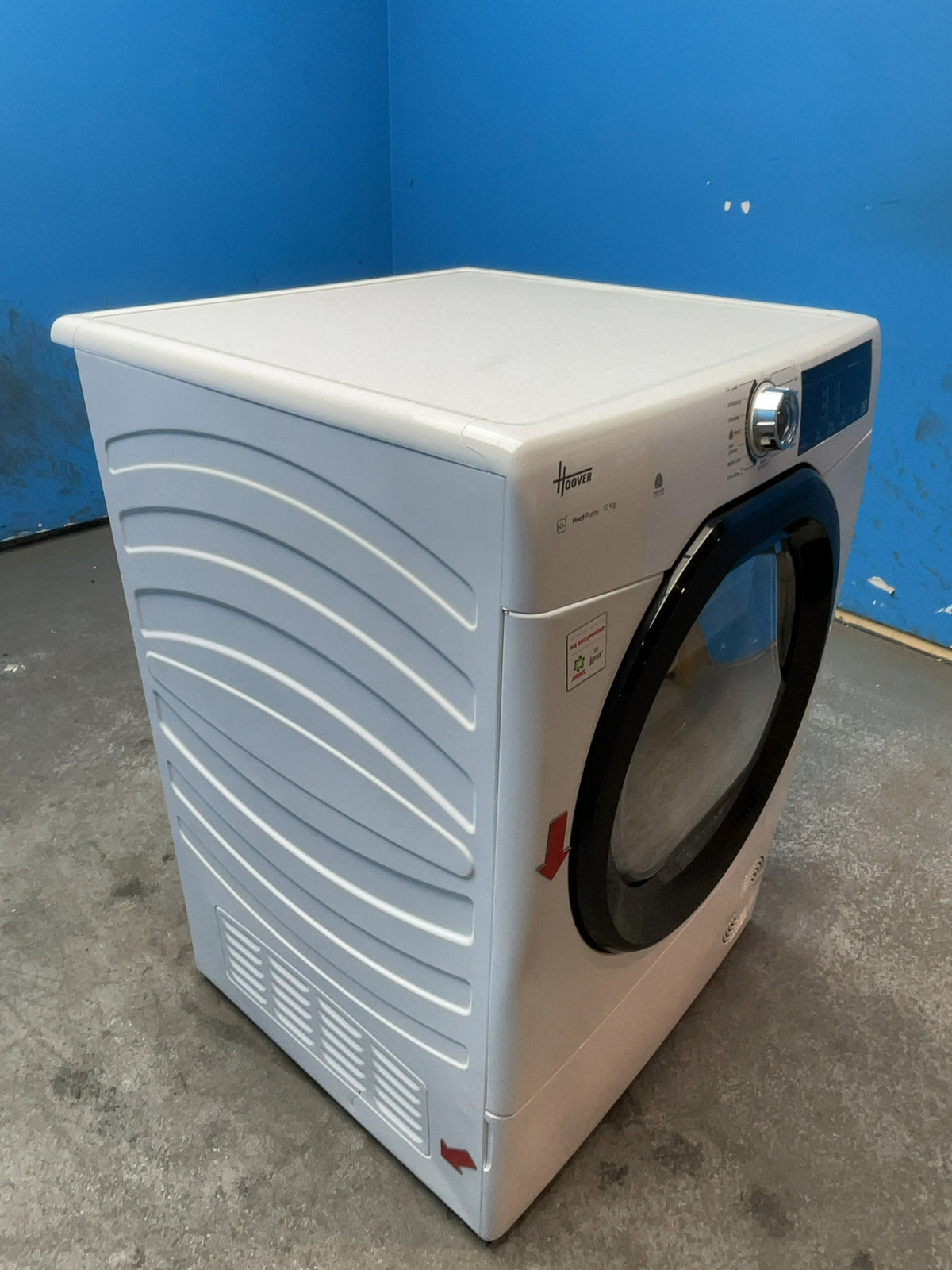 #GRC-166-569 - Hoover 10kg Heat Pump Tumble Dryer – WiFi Connected, White, D Energy Rating