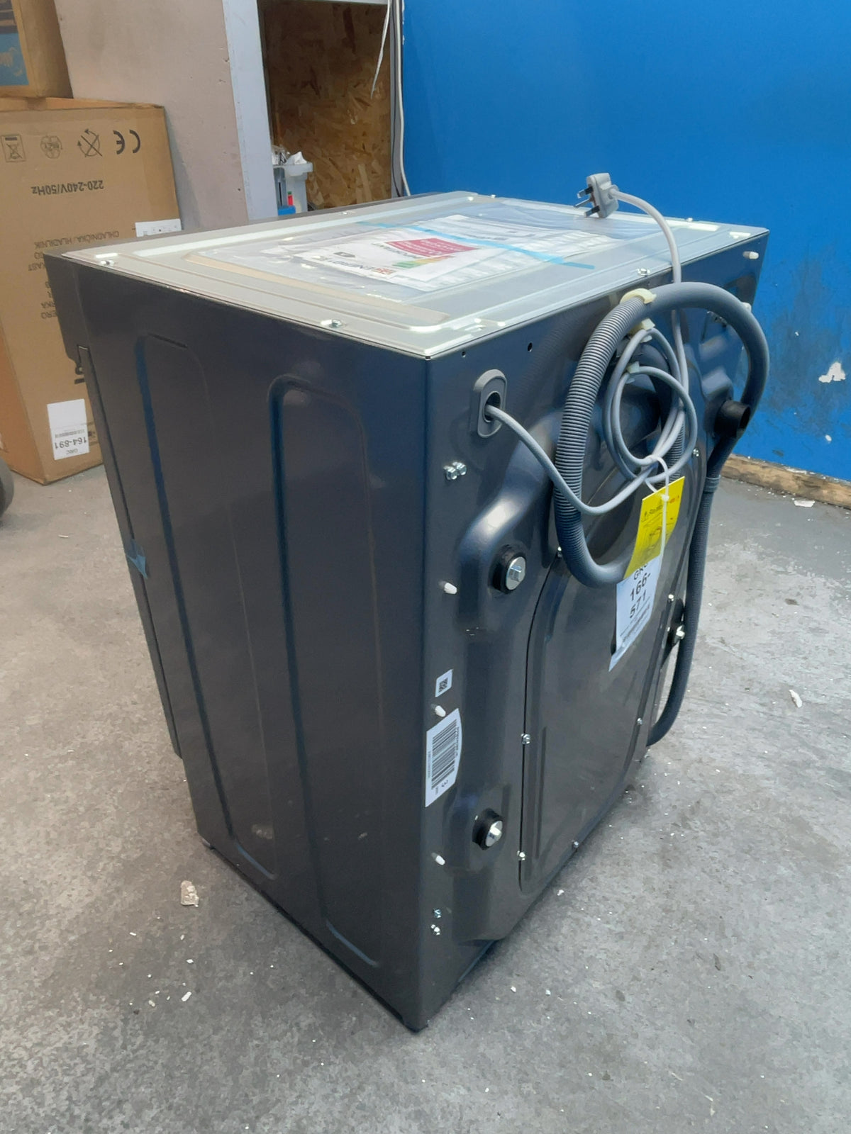 #GRC-166-571 - Hoover 9kg 1600rpm Integrated Washing Machine – AI Weight Sense, Graphite