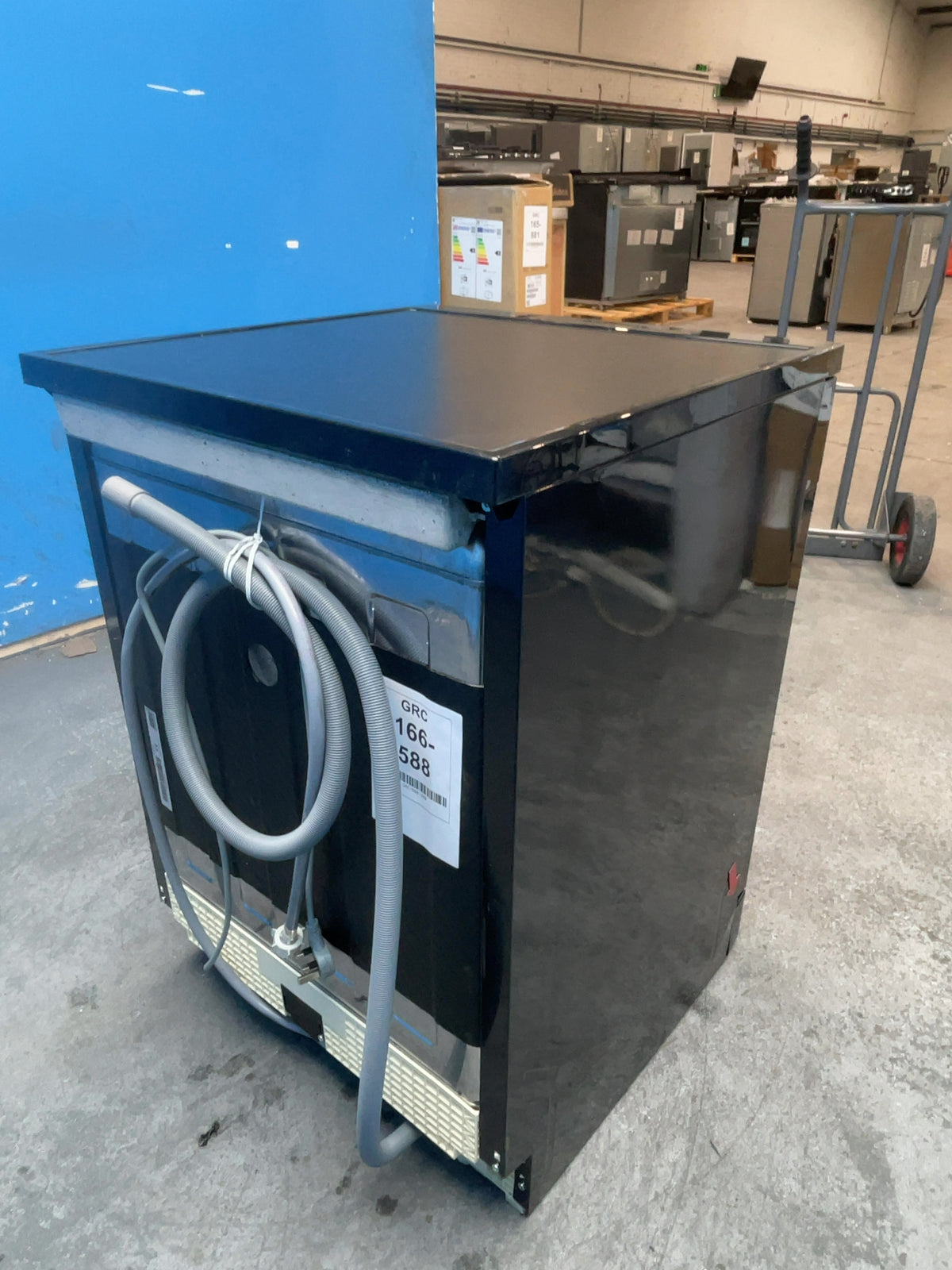 #GRC-166-588 - Candy Rapidò 60cm Dishwasher – 13 Place Settings, WiFi Connected, E Rated, Black, 93kWh/yr