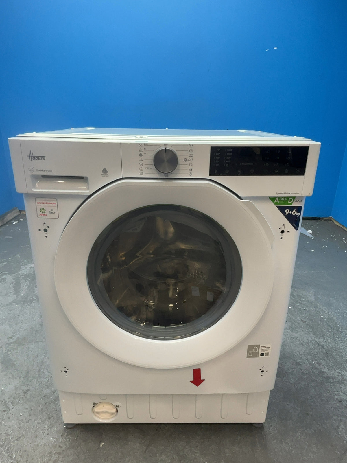 #GRC-166-594 - Hoover H-WASH & DRY 400 Integrated Washer Dryer – 9kg Wash, 6kg Dry, 1600rpm, White