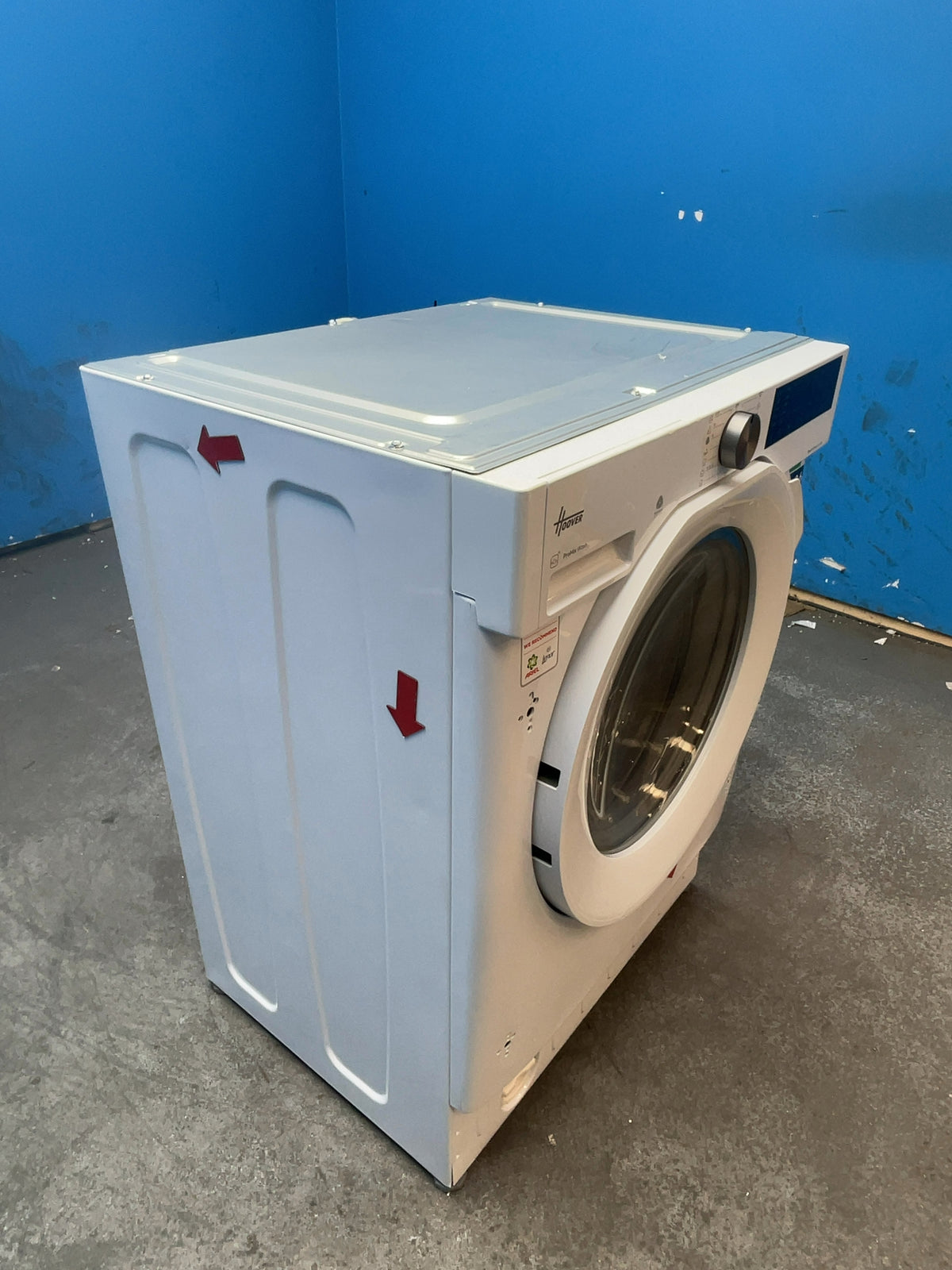 #GRC-166-594 - Hoover H-WASH & DRY 400 Integrated Washer Dryer – 9kg Wash, 6kg Dry, 1600rpm, White