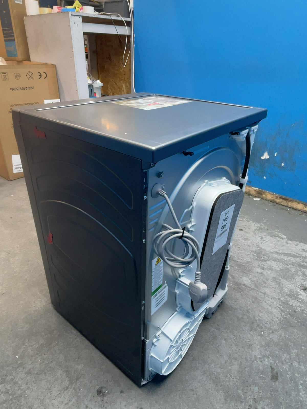 #GRC-166-595 - Hoover Pro Dry Series 5 9kg Heat Pump Tumble Dryer – Sensor Drying, Grey