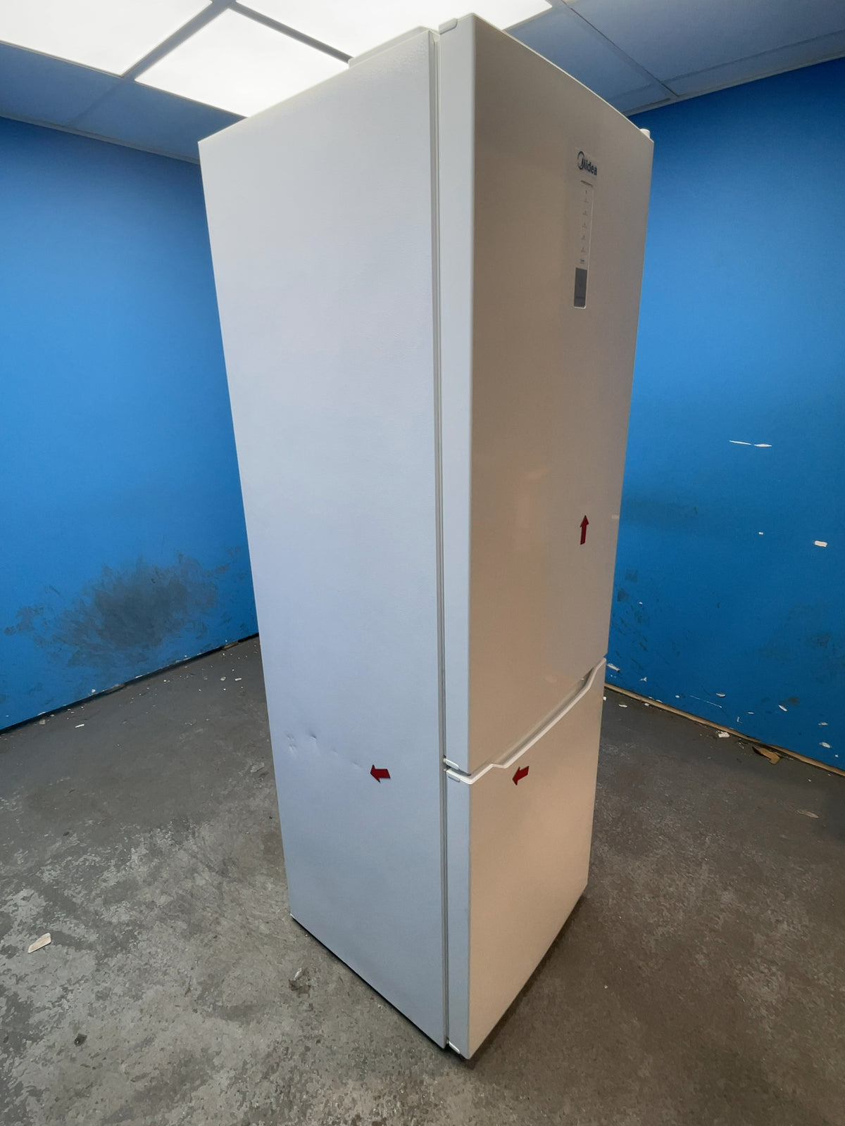 #GRC-166-597 - Midea 59.9cm 60/40 Fridge Freezer – 310L, White, Total No Frost