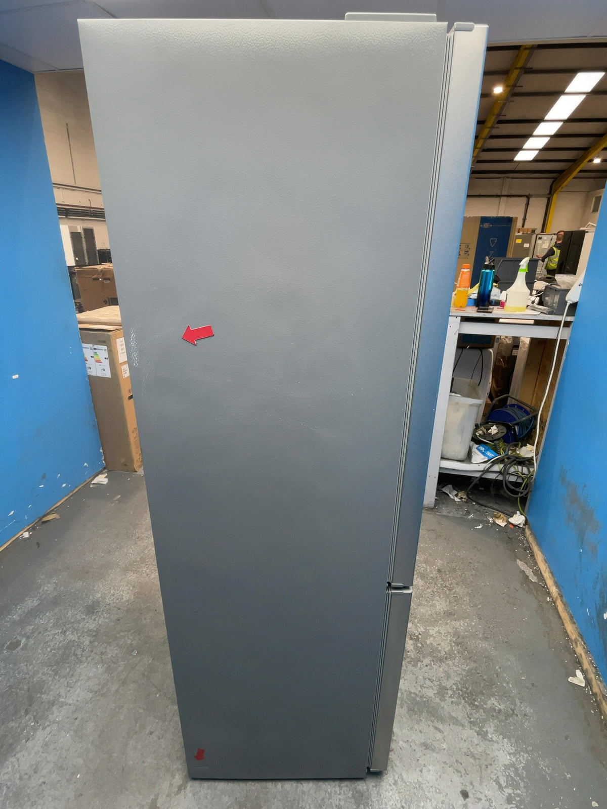 #GRC-166-598 - Midea 59.5cm Fridge Freezer – 310L, Inox, Total No Frost, Smart WiFi