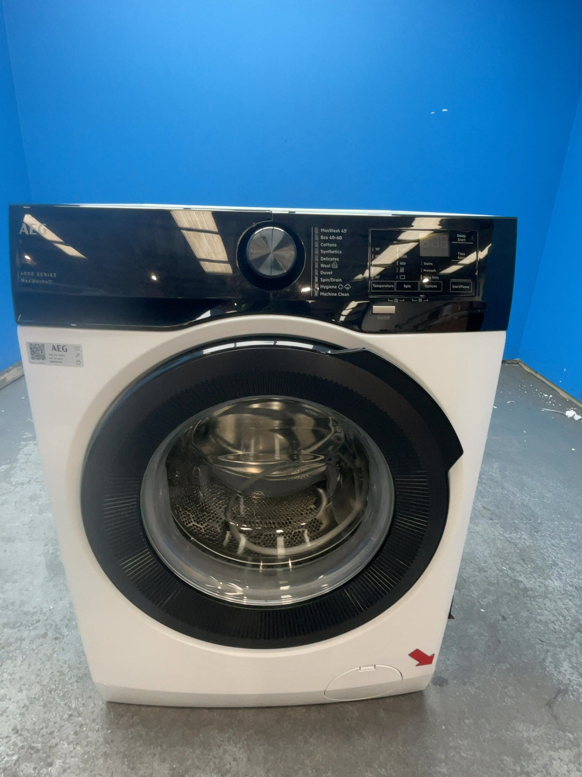 #GRC-166-619 - AEG 6000 Series 9kg 1400rpm Washing Machine – ProSense, MaxWash 45, White