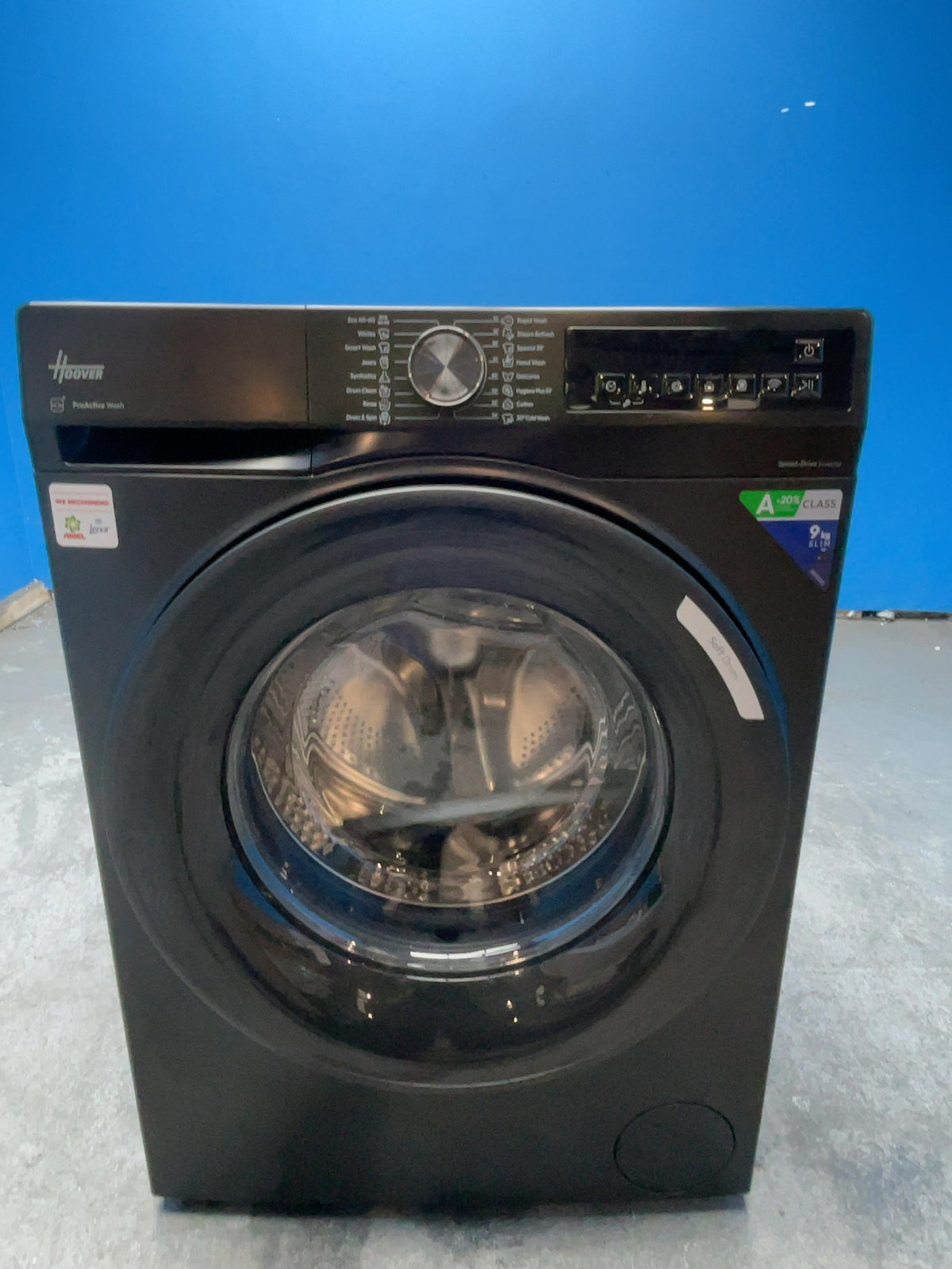 #GRC-166-633 - Hoover Pro Wash Series 3 9kg 1400rpm Washing Machine – WiFi Connected, hOn App, Matte Black