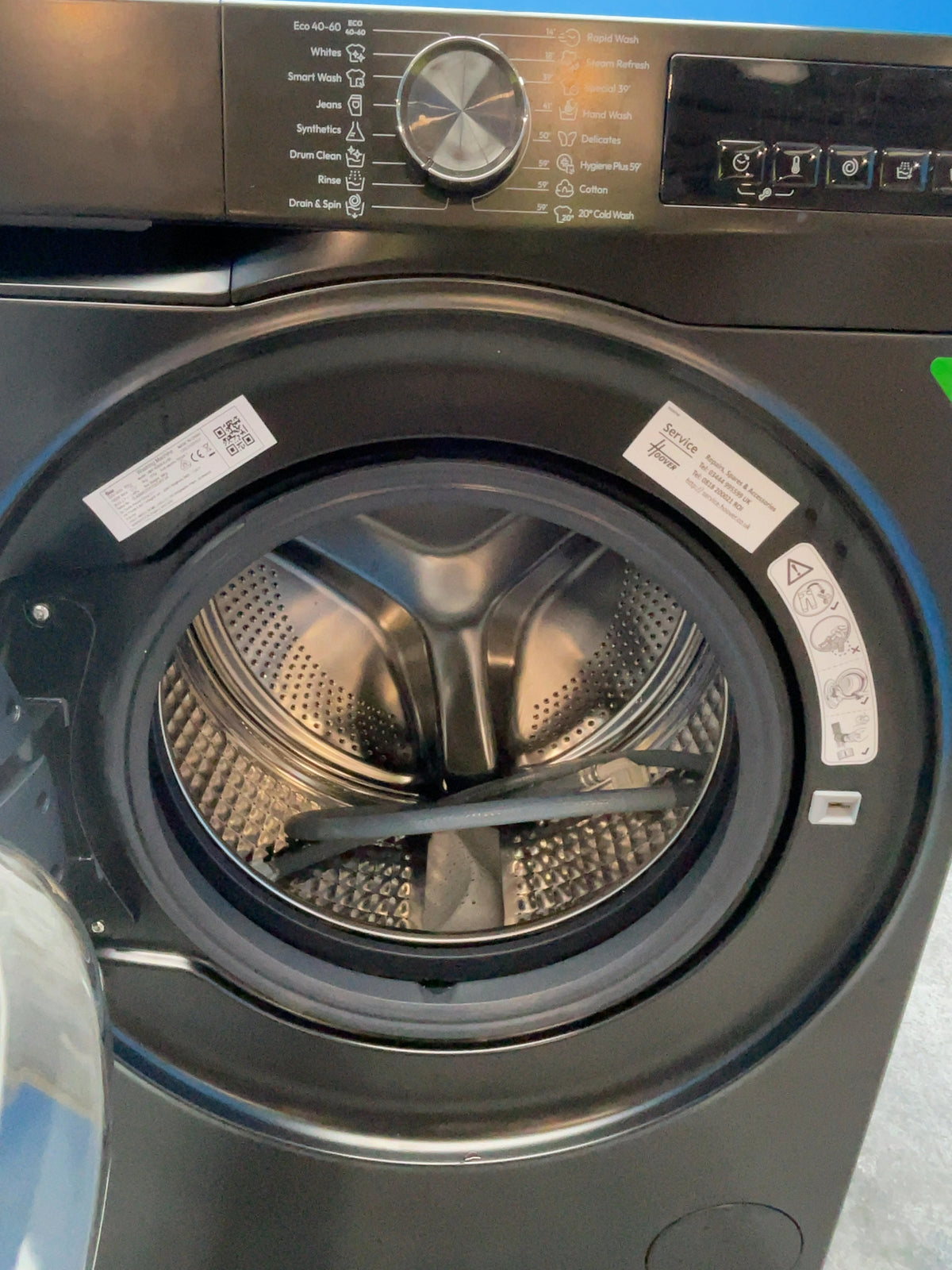 #GRC-166-633 - Hoover Pro Wash Series 3 9kg 1400rpm Washing Machine – WiFi Connected, hOn App, Matte Black