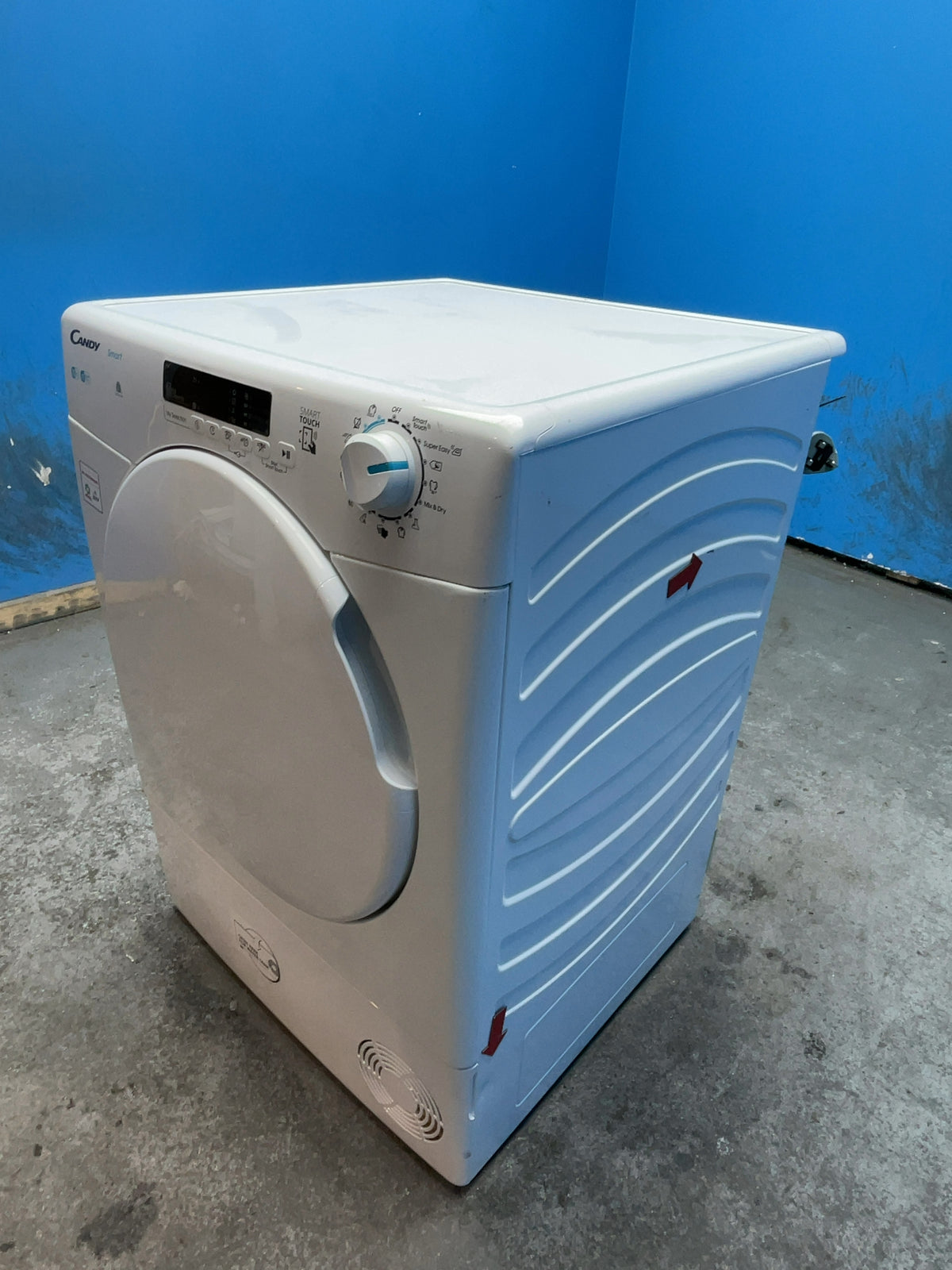 #GRC-166-640 - Candy Smart 10kg Condenser Tumble Dryer – Sensor Drying, White, G Energy Rating