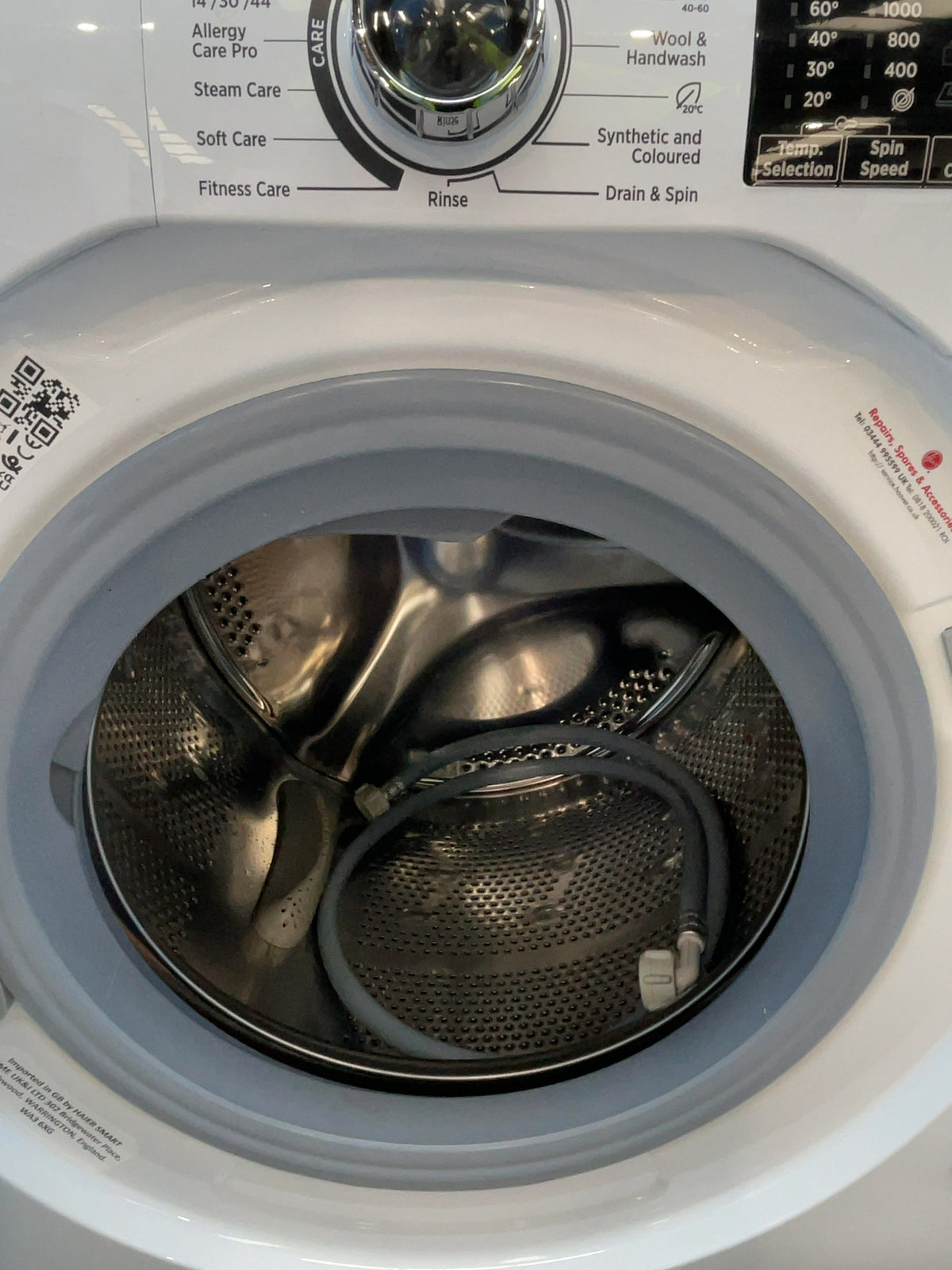 #GRC-166-651 - Hoover H-WASH 350 11kg 1400rpm Washing Machine – Quick Wash, Smart, White