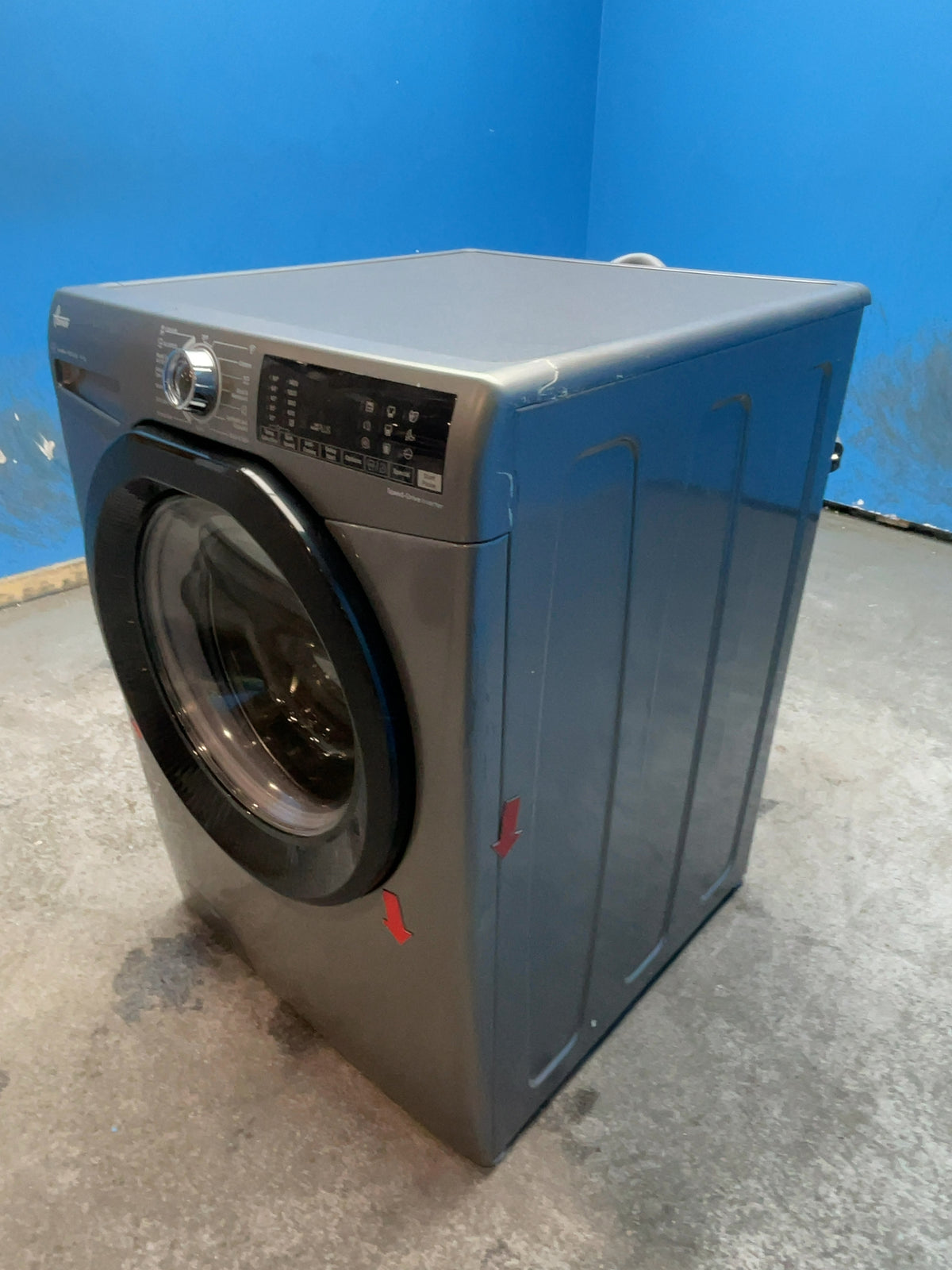 #GRC-166-655 - Hoover H-WASH 350 14kg 1400rpm Washing Machine – Quick Wash, Anthracite