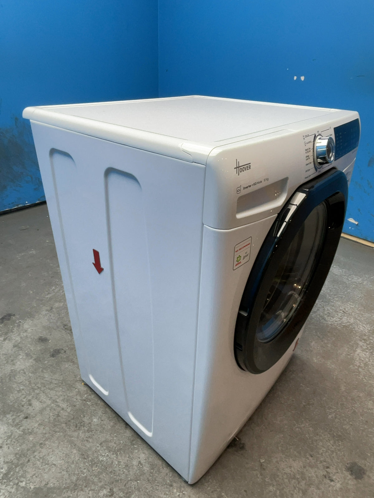 #GRC-166-656 - Hoover H-WASH 350 10kg 1400rpm Washing Machine – Eco-Power Inverter Motor, White