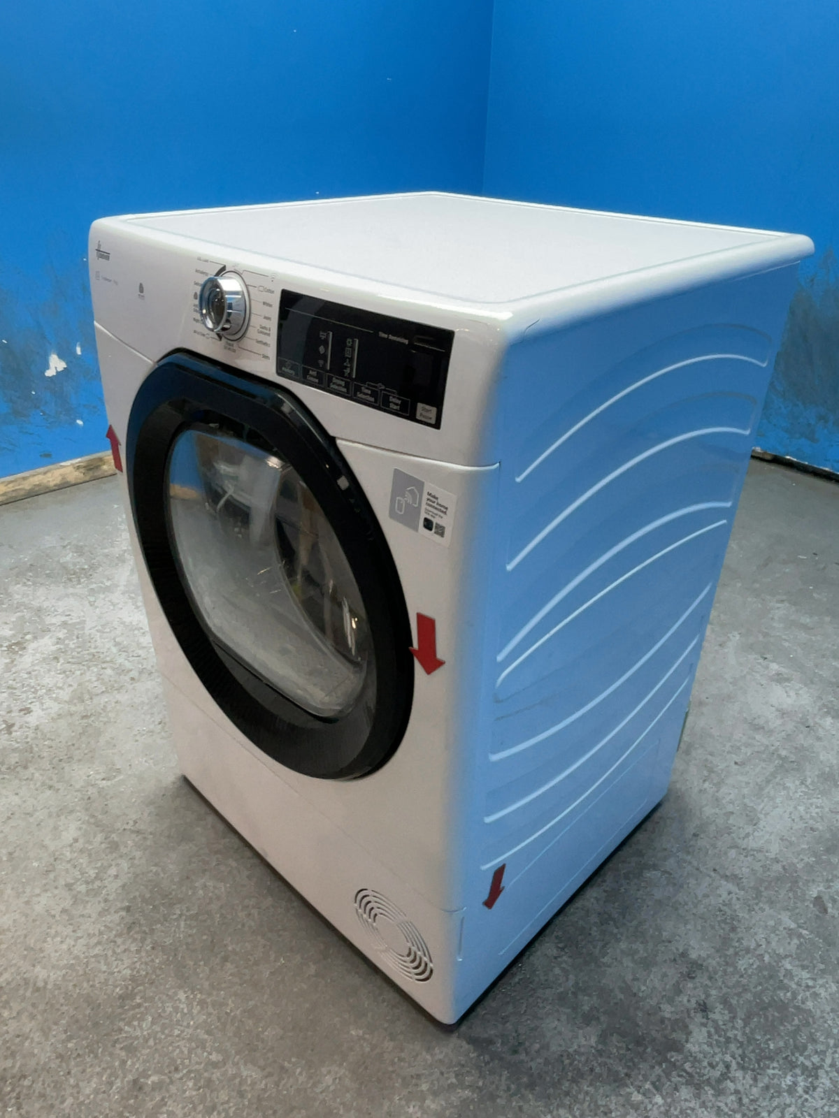 #GRC-166-663 - Hoover 9kg Condenser Tumble Dryer – WiFi Connected, White, B Energy Rating