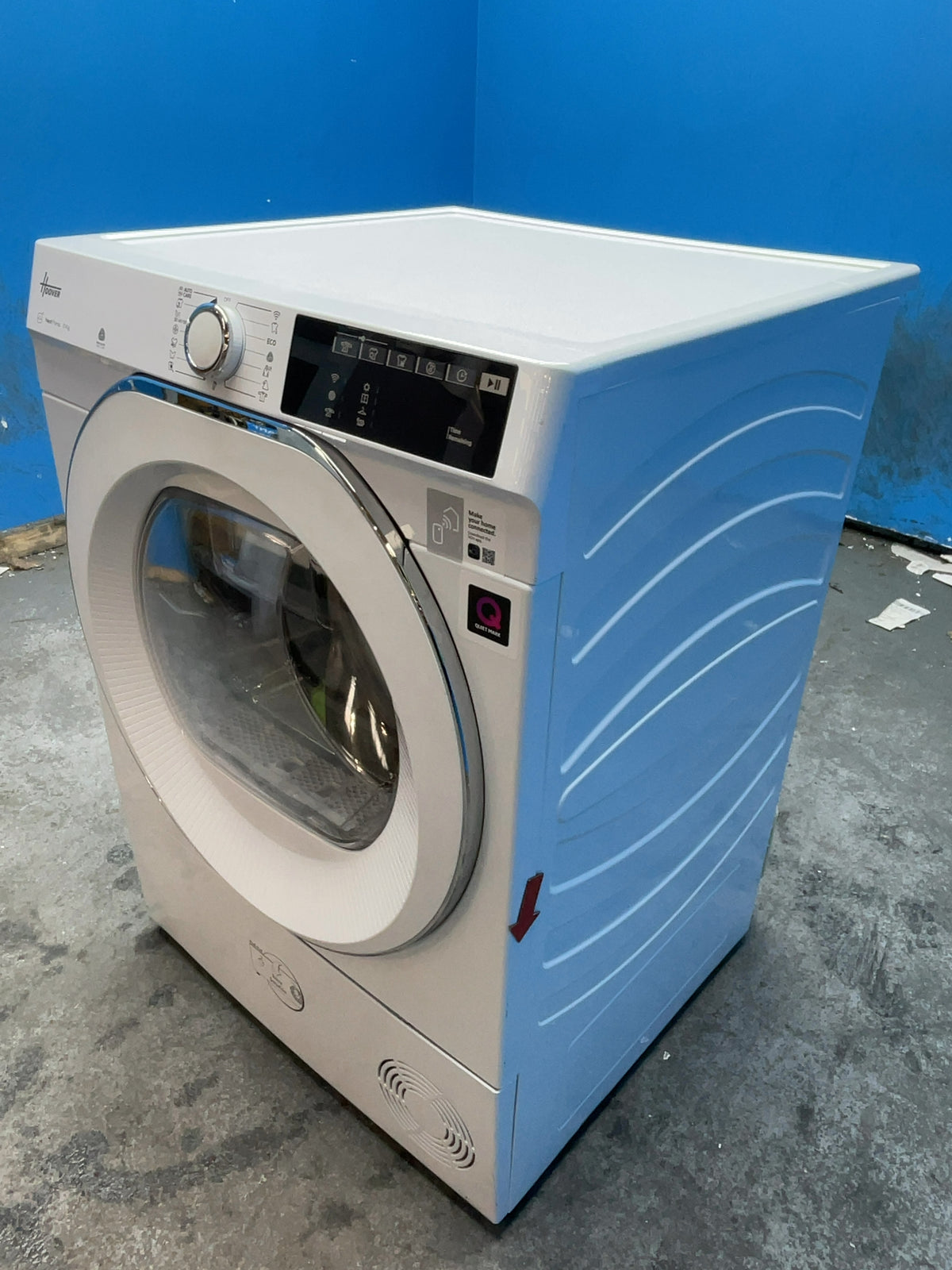 #GRC-166-664 - Hoover H-DRY 500 11kg Heat Pump Tumble Dryer – White, A++ Energy Rating