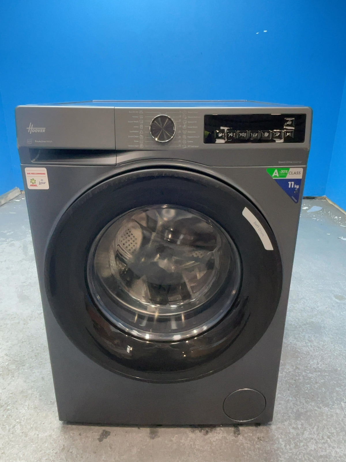 #GRC-166-705 - Hoover Pro Wash Series 3 11kg 1400rpm Washing Machine – Steam Function, Graphite