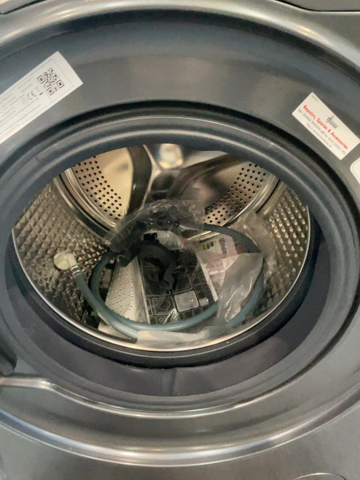 #GRC-166-705 - Hoover Pro Wash Series 3 11kg 1400rpm Washing Machine – Steam Function, Graphite
