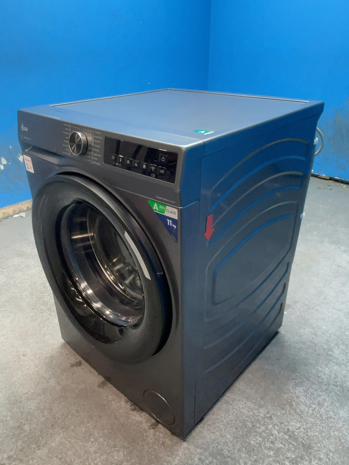 #GRC-166-705 - Hoover Pro Wash Series 3 11kg 1400rpm Washing Machine – Steam Function, Graphite