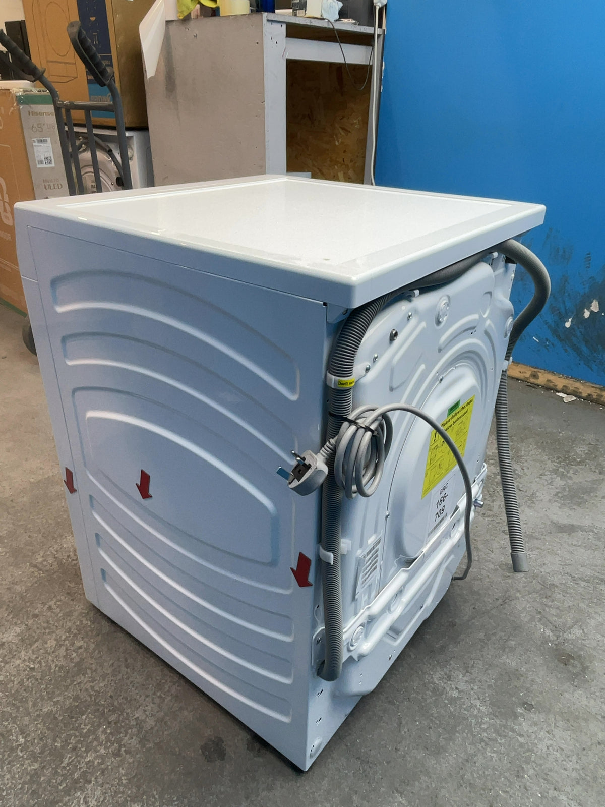 #GRC-166-709 - Haier Washer Dryer – 12kg Wash, 8kg Dry, 1400rpm, WiFi Connected, White