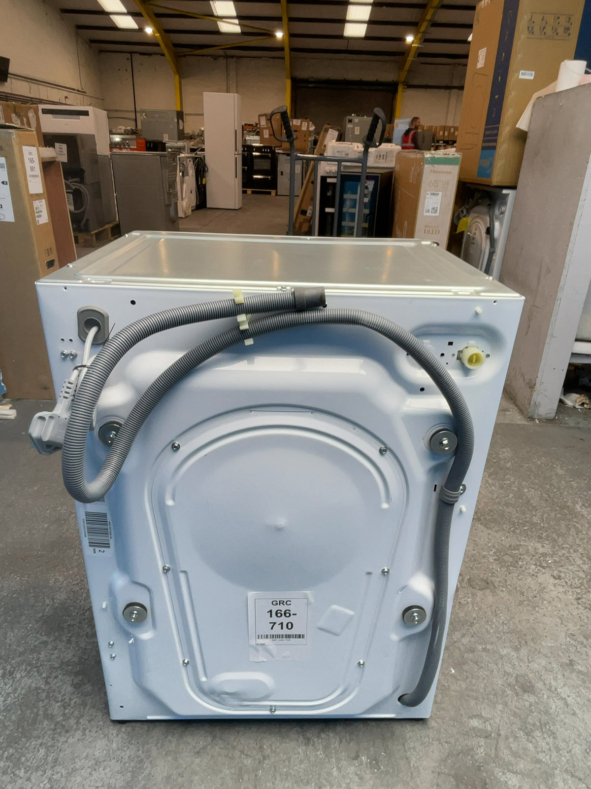 #GRC-166-710 - Hoover H-WASH 300 8kg 1400rpm Integrated Washing Machine – KG Mode Sensor, White