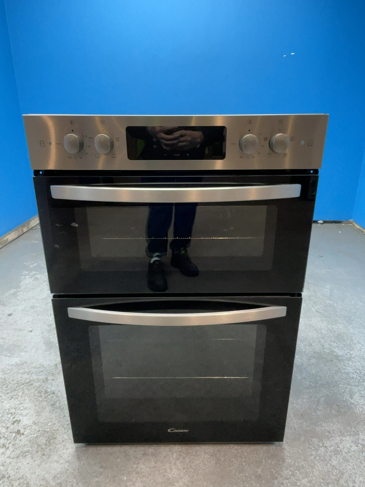 #GRC-166-720 - Candy Idea 60cm Electric Double Oven – 105L Capacity, Self-Cleaning, Silver