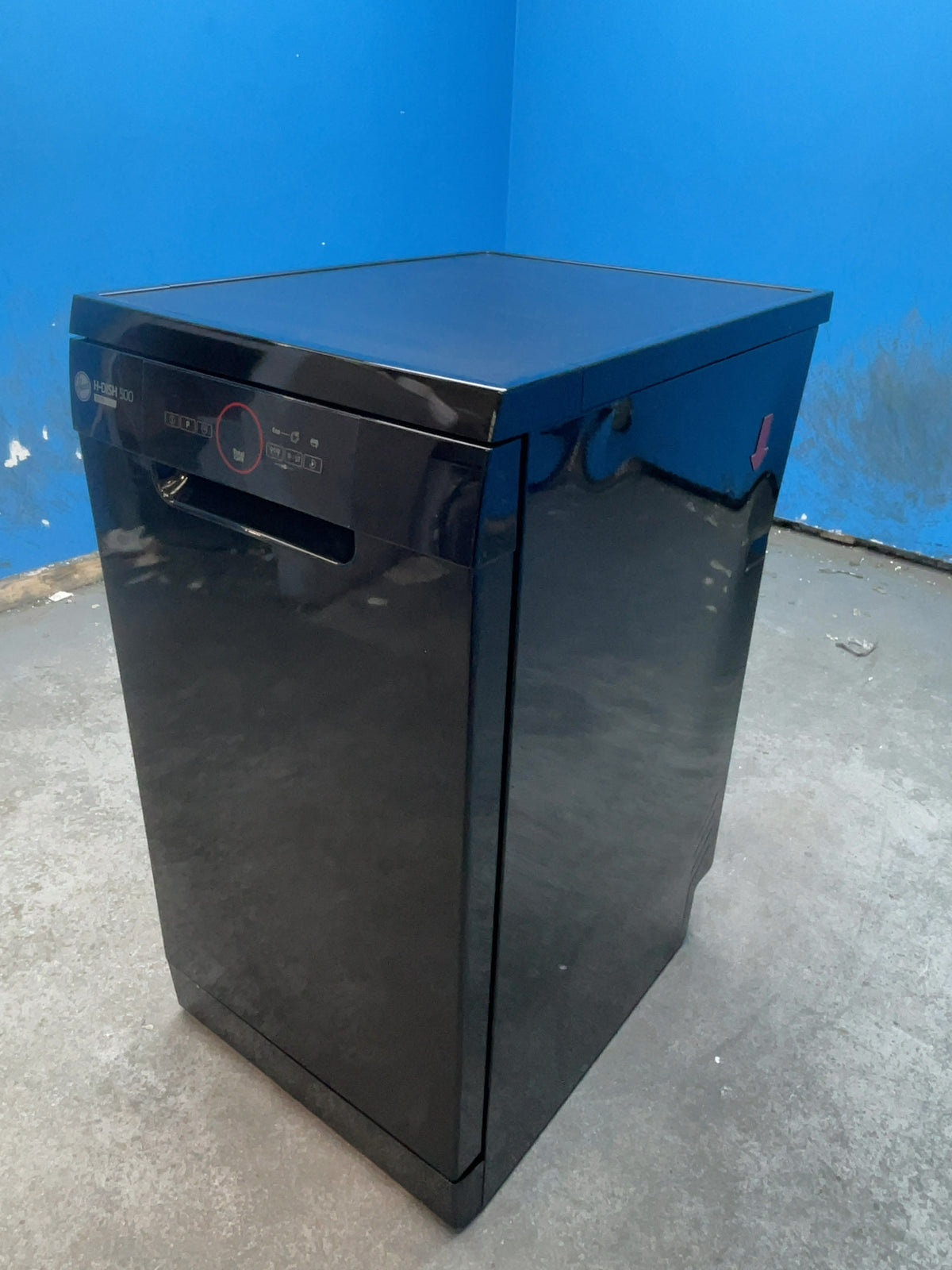 #GRC-166-721 - Hoover H-DISH 500 45cm Slimline Dishwasher – 10 Place Settings, E Rated, Black