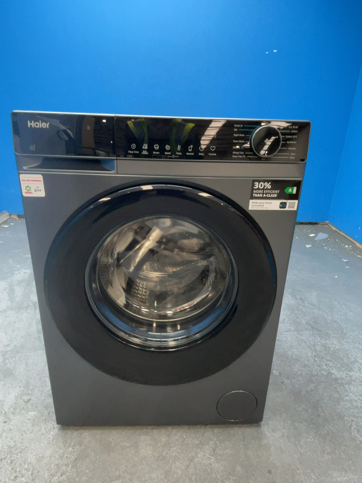 #GRC-166-727 - Haier X Series 5 13kg 1400rpm Washing Machine – WiFi Connected, Anthracite