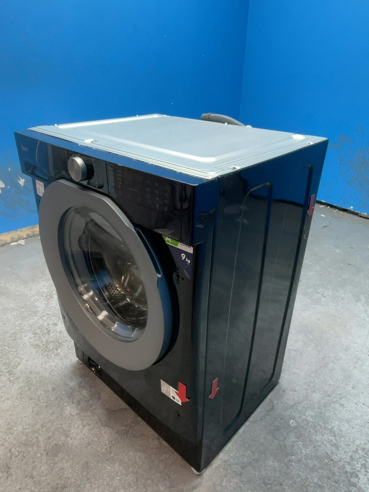 #GRC-166-739 - Hoover 8kg 1600rpm Integrated Washing Machine – AI Weight Sense, Black