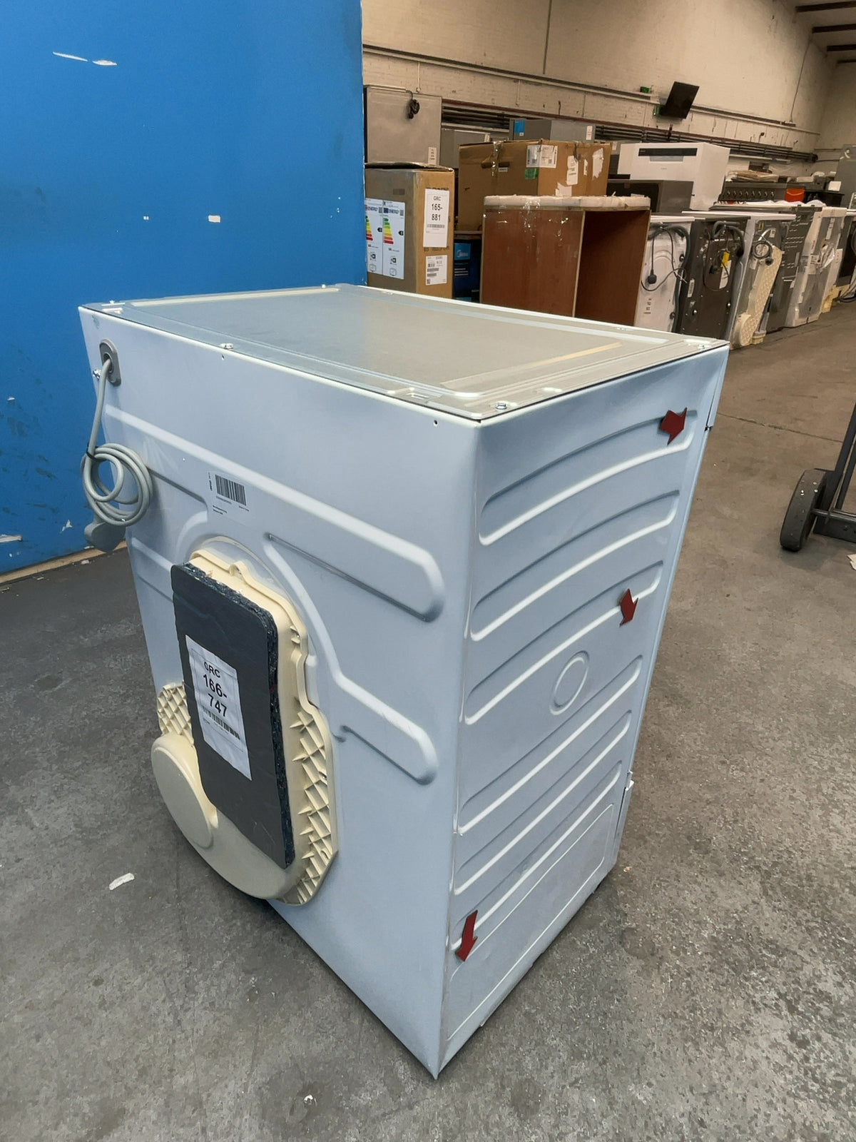 #GRC-166-747 - Hoover H-DRY 300 7kg Integrated Heat Pump Tumble Dryer – WiFi Connected, Sensor Drying, White