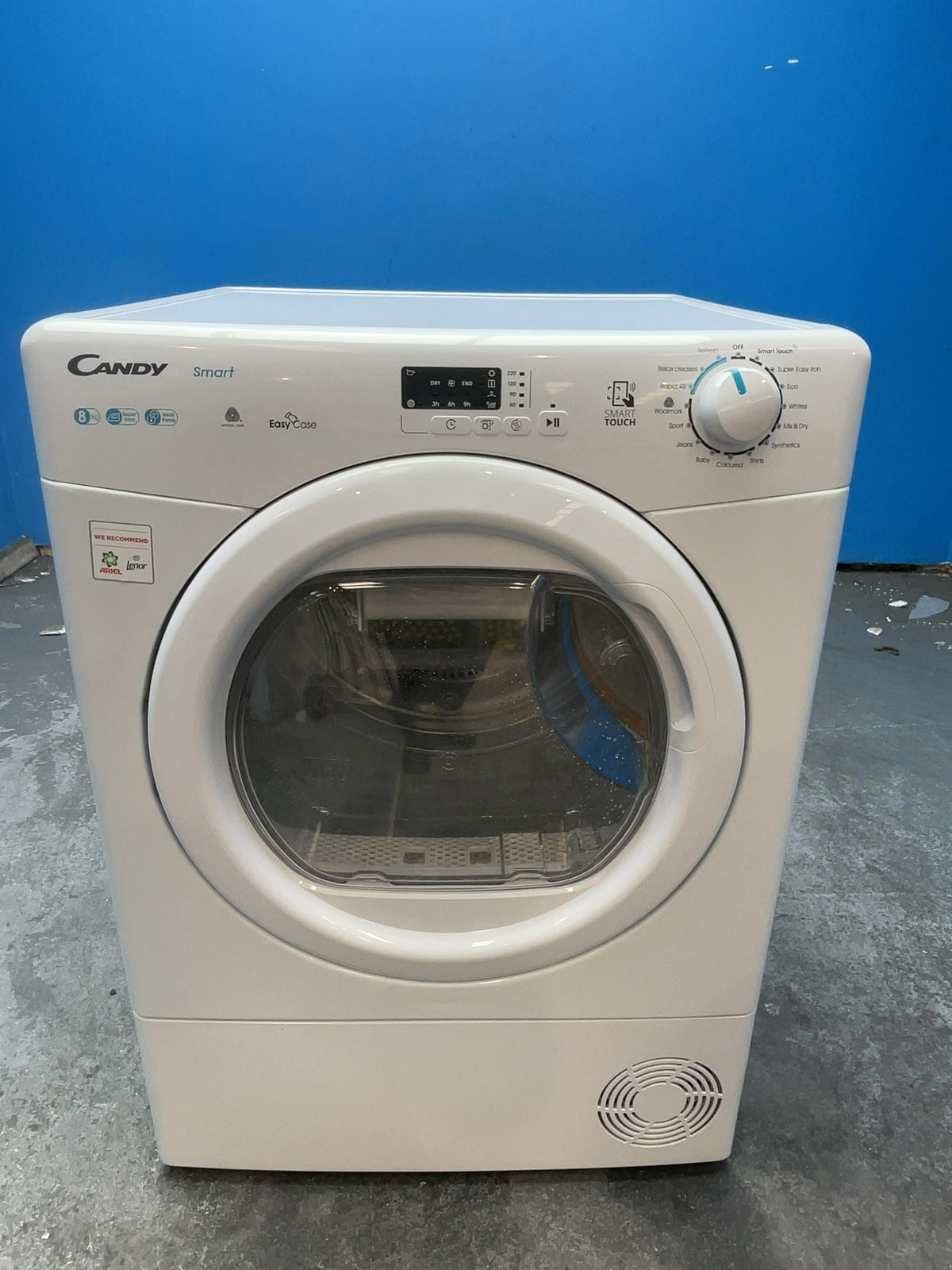 #GRC-166-786 - Candy Smart 8kg Heat Pump Tumble Dryer – NFC Connectivity, White
