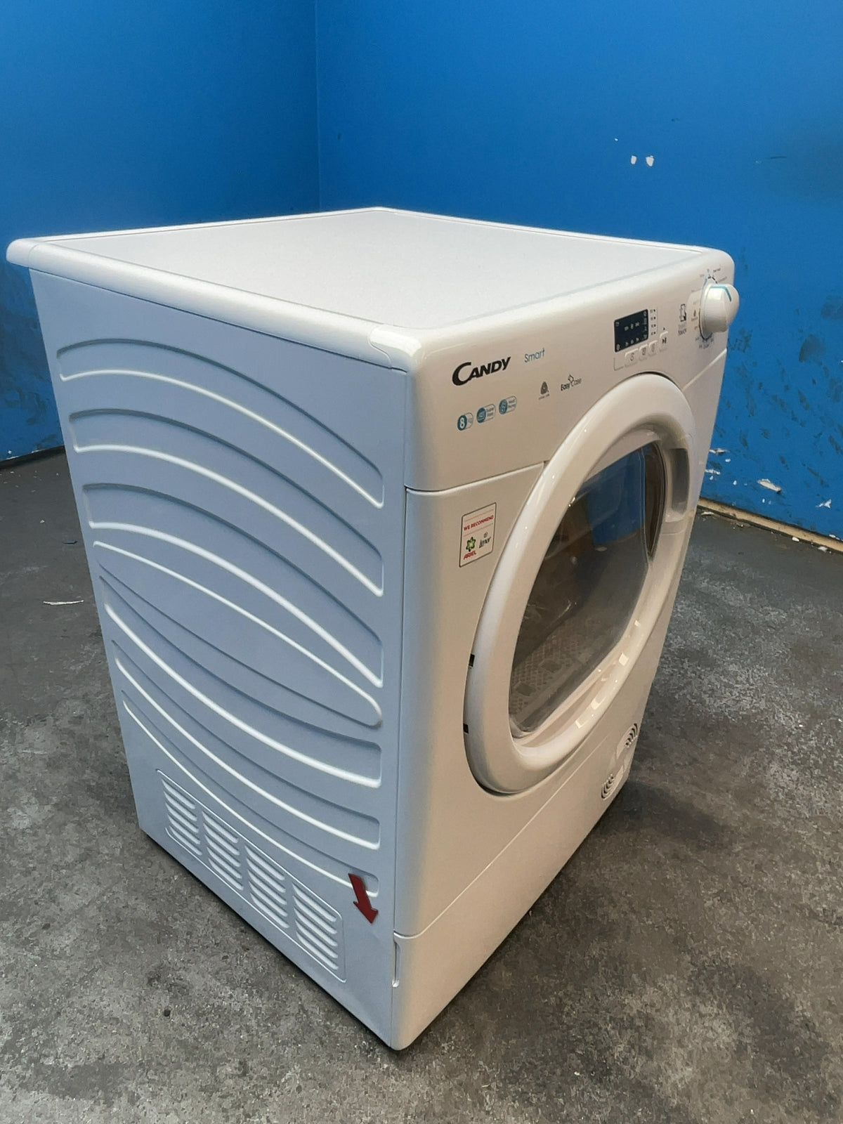 #GRC-166-786 - Candy Smart 8kg Heat Pump Tumble Dryer – NFC Connectivity, White