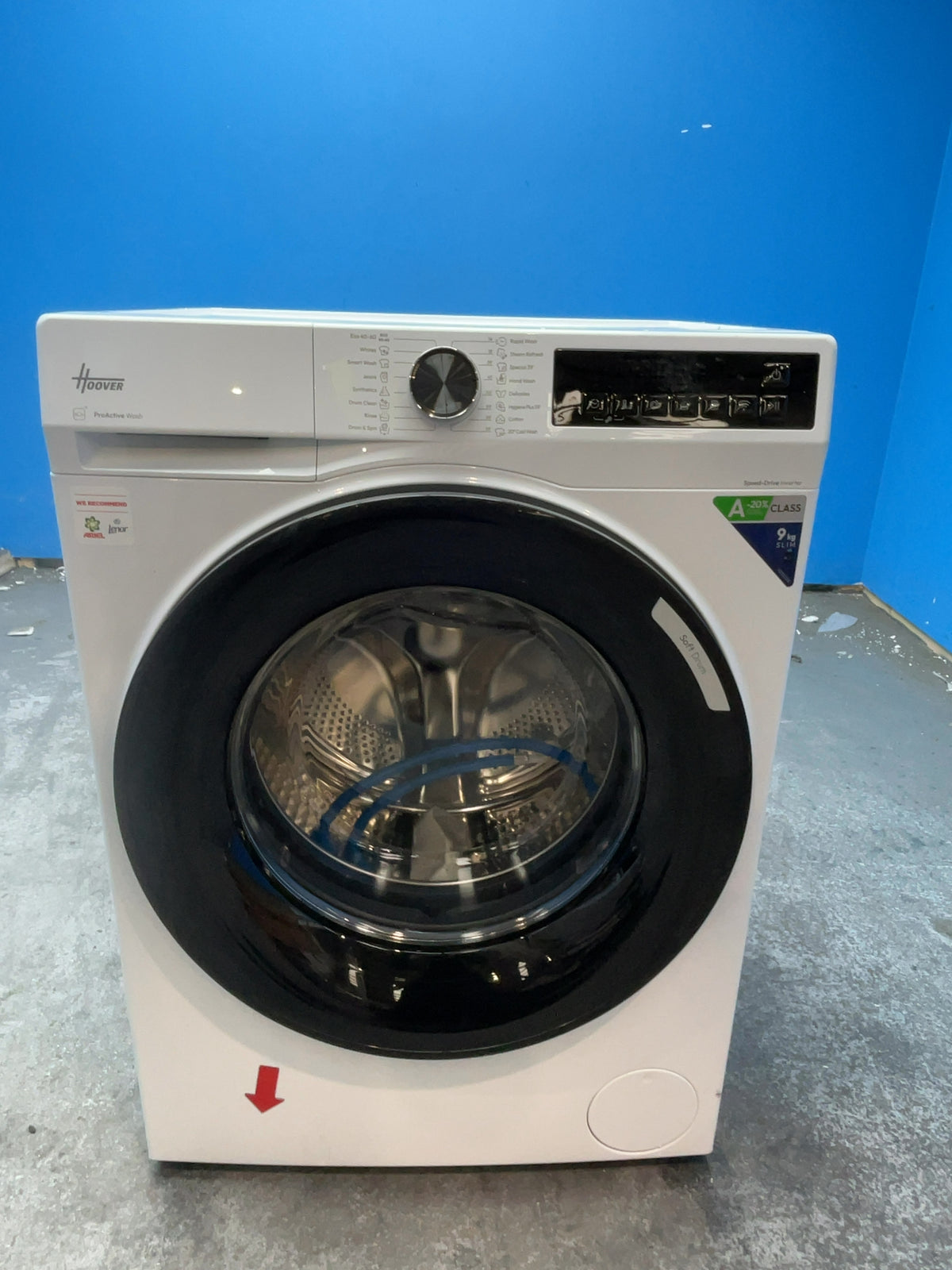 #GRC-166-791 - Hoover Pro Wash Series 3 9kg 1400rpm Washing Machine – WiFi Connected, Steam Refresh, White