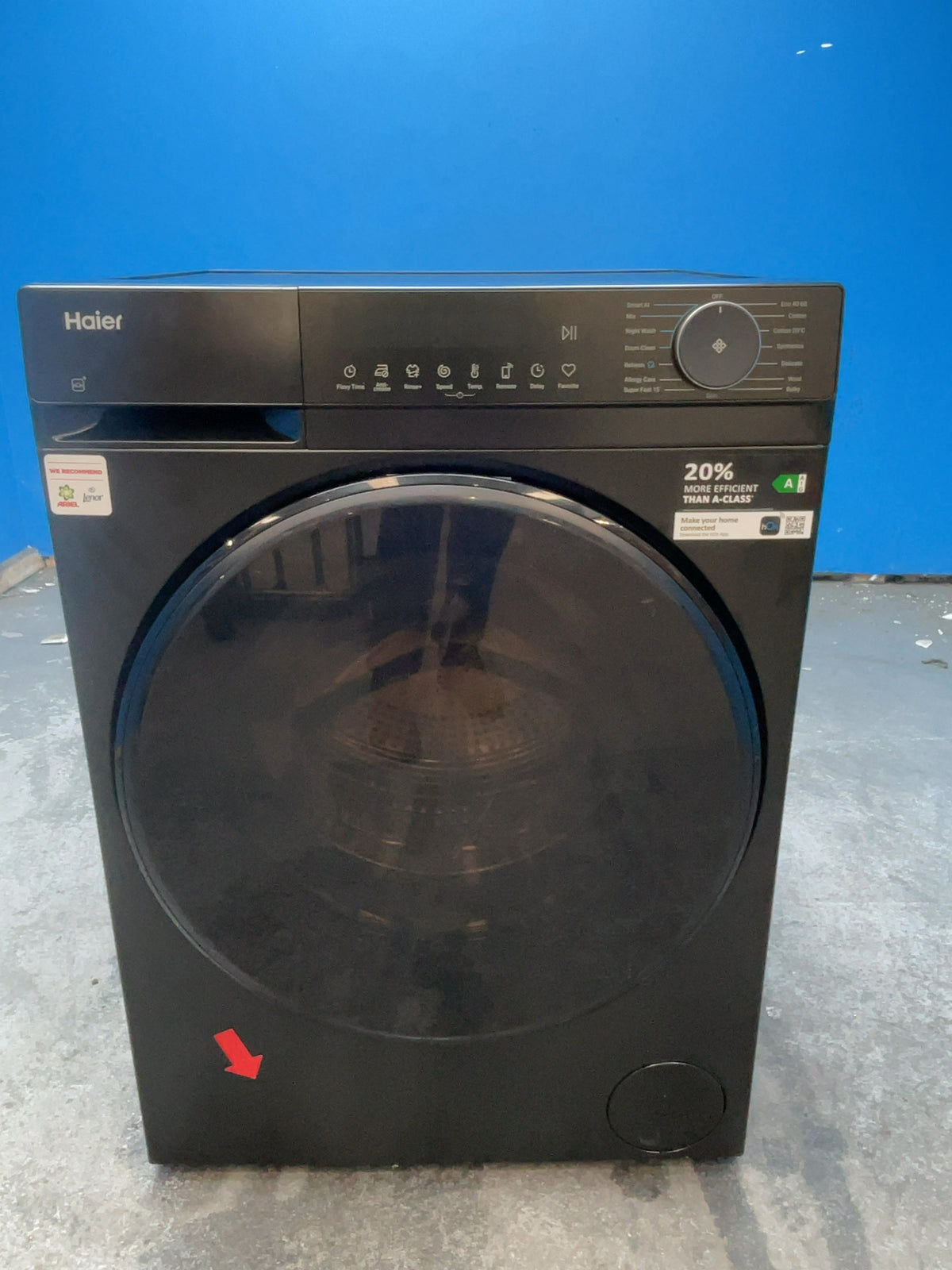 #GRC-166-797 - Haier X Series 5 10kg 1400rpm Washing Machine – Steam Function, Smart, Black