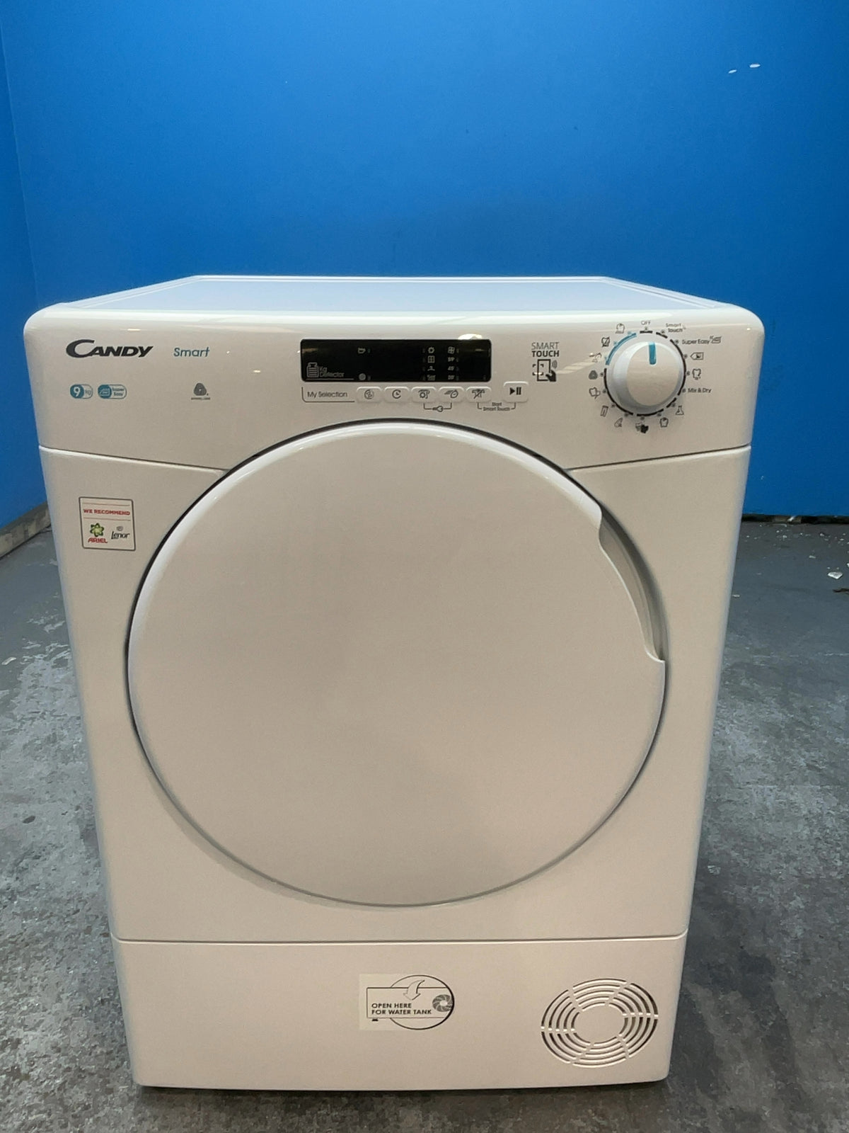 #GRC-166-798 - Candy Smart 9kg Condenser Tumble Dryer – WiFi Connected, White, G Energy Rating
