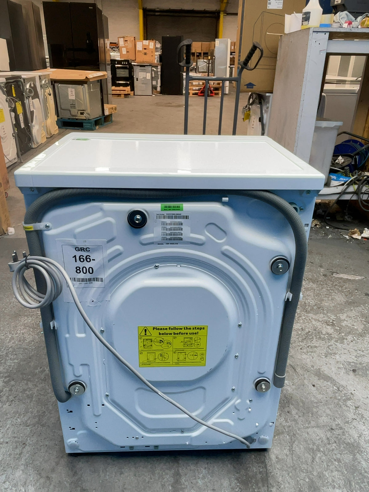 #GRC-166-800 - Hoover Pro Wash Series 3 9kg 1400rpm Washing Machine – WiFi Connected, Steam Refresh, White