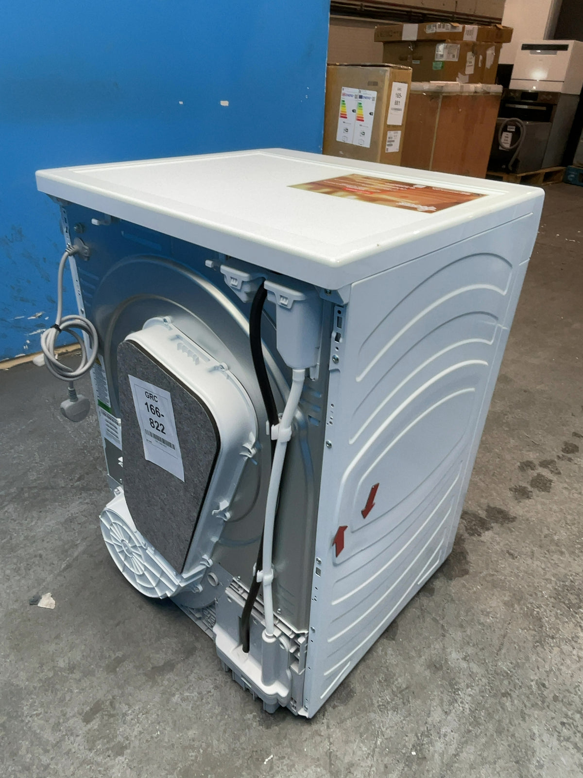 #GRC-166-822 - Hoover Pro Dry Series 3 9kg Heat Pump Tumble Dryer – Sensor Drying, White