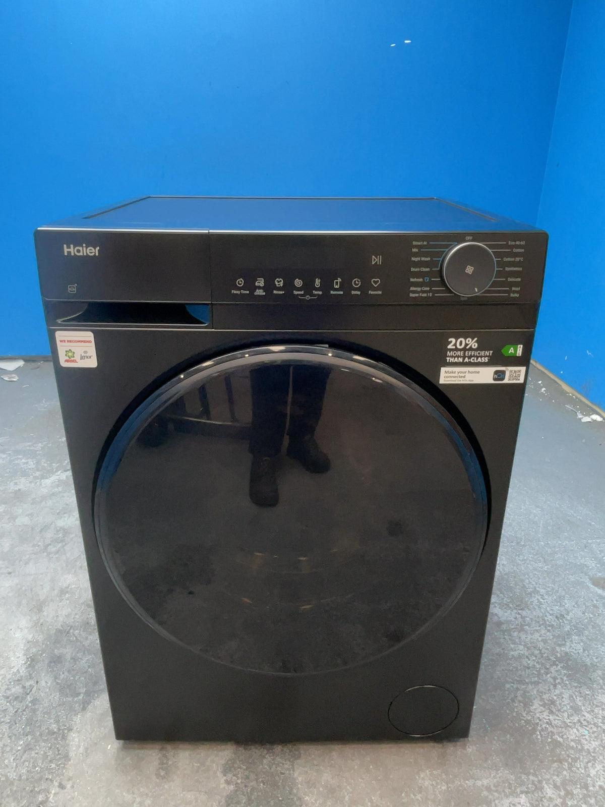 #GRC-166-823 - Haier X Series 5 10kg 1400rpm Washing Machine – Steam Function, Smart, Black