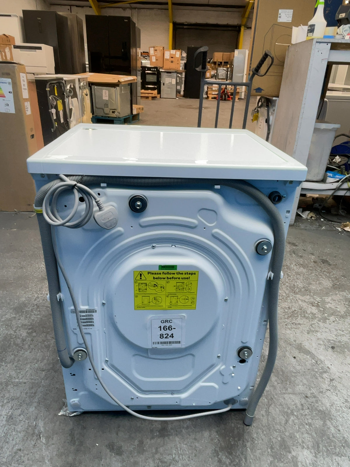 #GRC-166-824 - Hoover Pro Wash Series 7 10kg 1400rpm Washing Machine – WiFi Connected, Auto Dosing, White