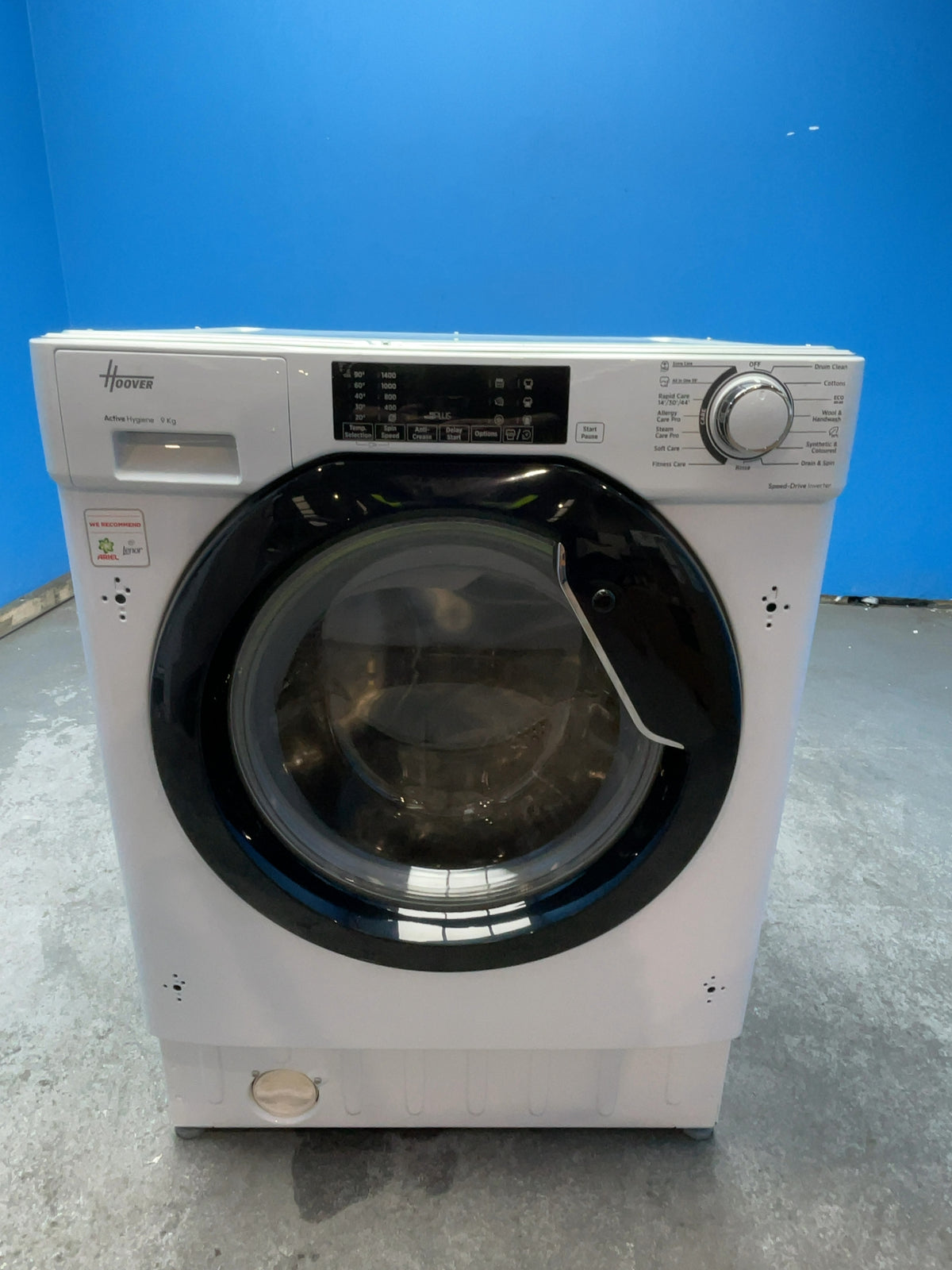 #GRC-166-901 - Hoover H-WASH 300 9kg 1400rpm Integrated Washing Machine – Quick Wash, White