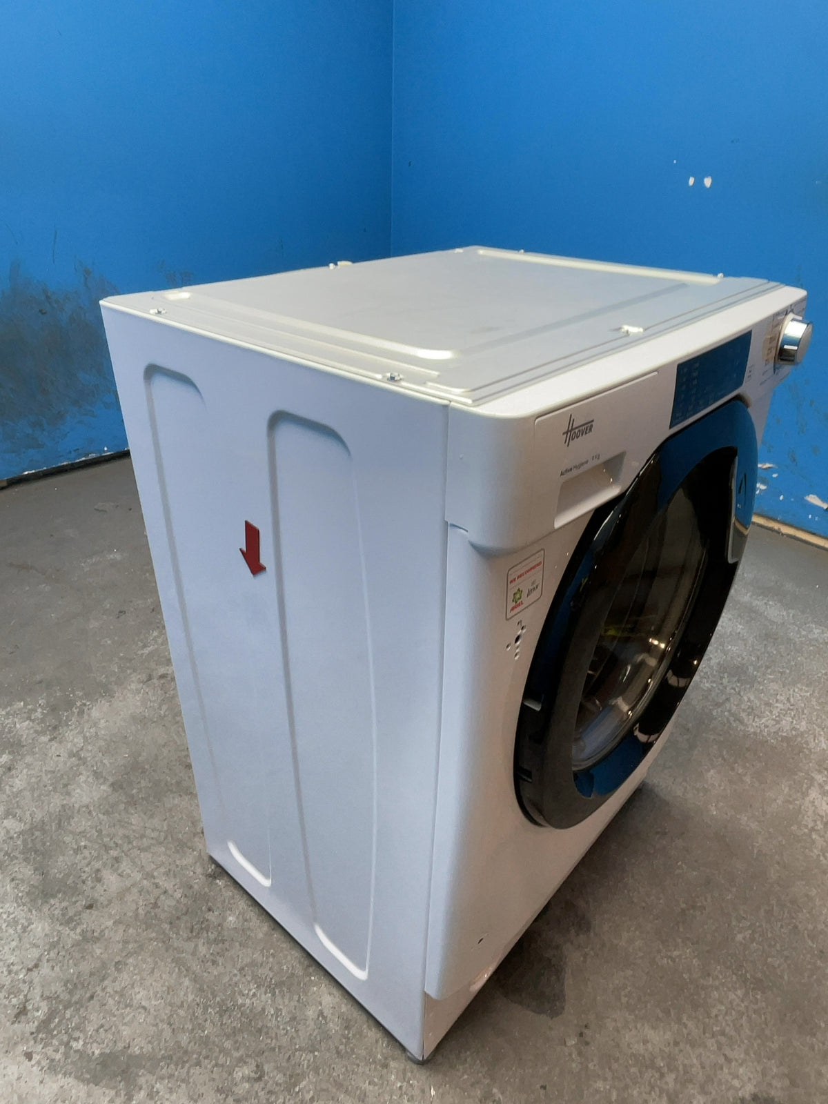 #GRC-166-901 - Hoover H-WASH 300 9kg 1400rpm Integrated Washing Machine – Quick Wash, White