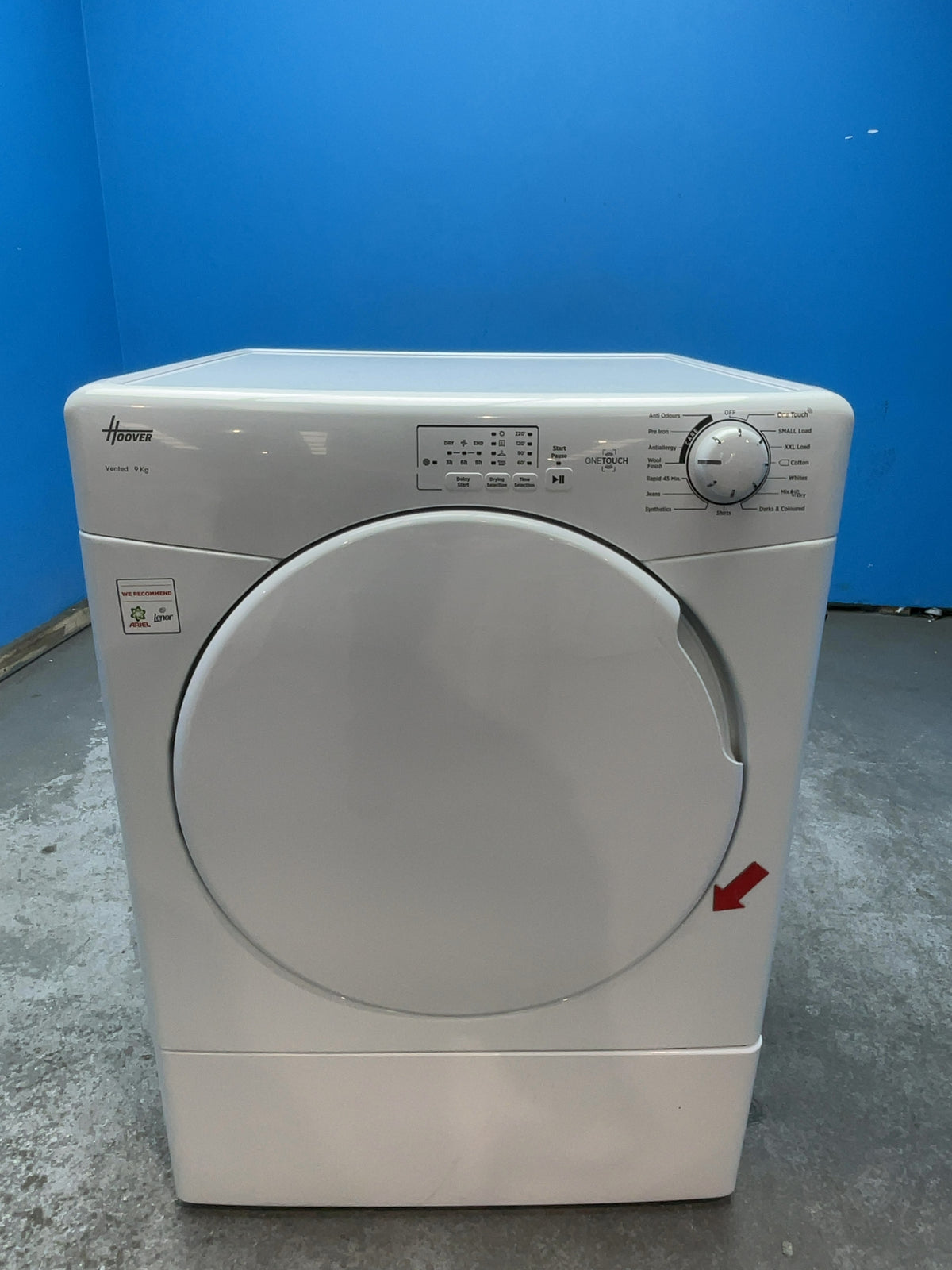 #GRC-166-911 - Hoover H-DRY 300 9kg Vented Tumble Dryer – NFC Connectivity, White, 59.6cm Wide